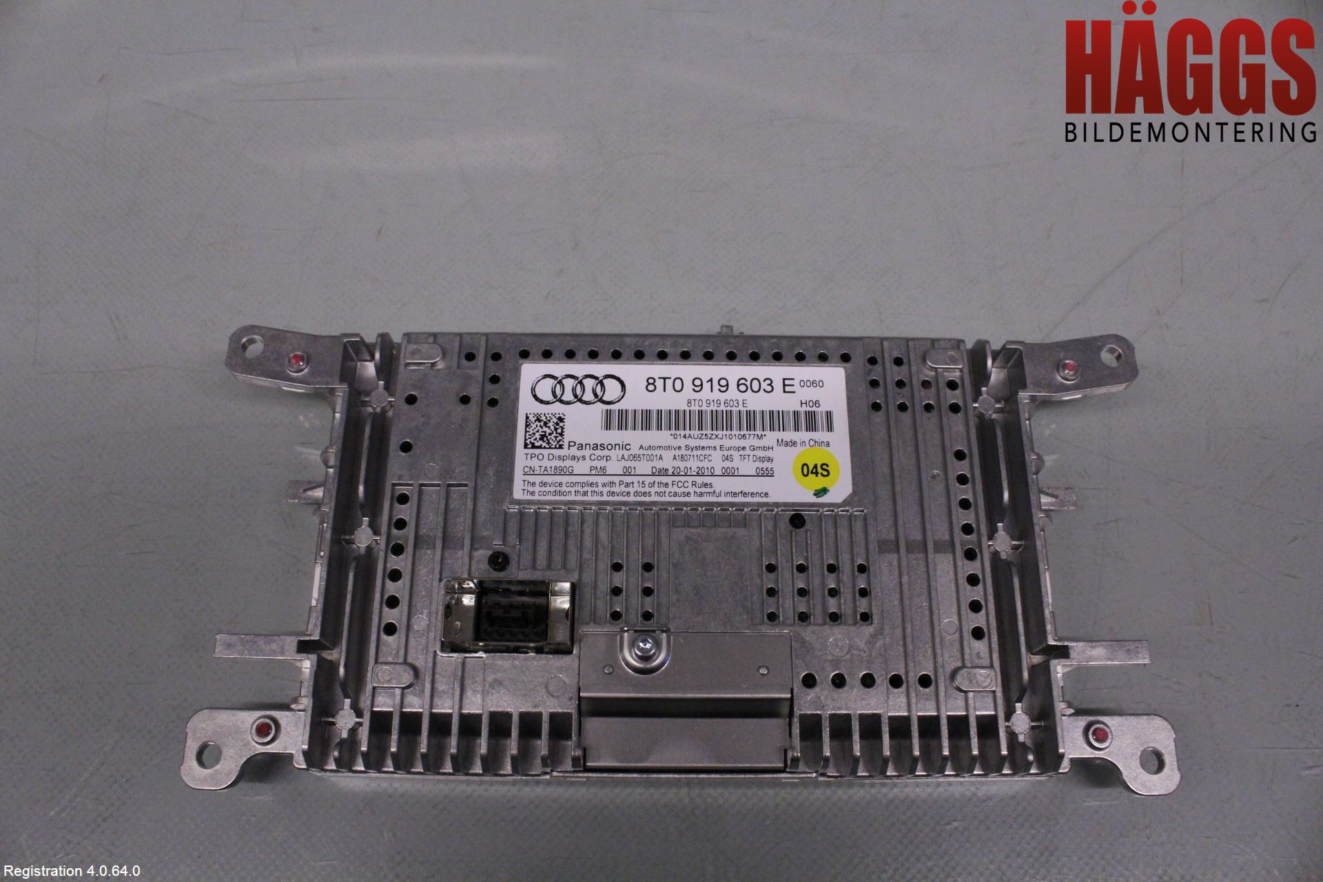 Audi A4/S4 08-11 Multifunktionsdisplay