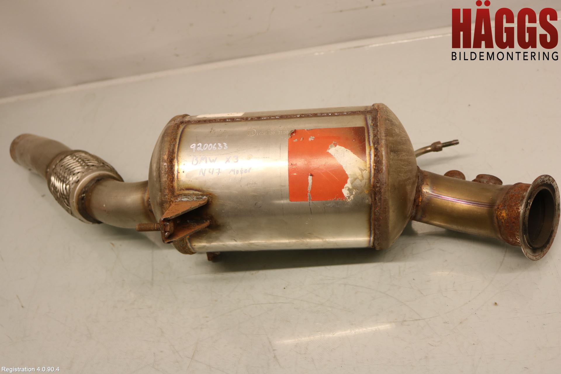 BMW X3 E83     03-10 Avgas Partikelfilter