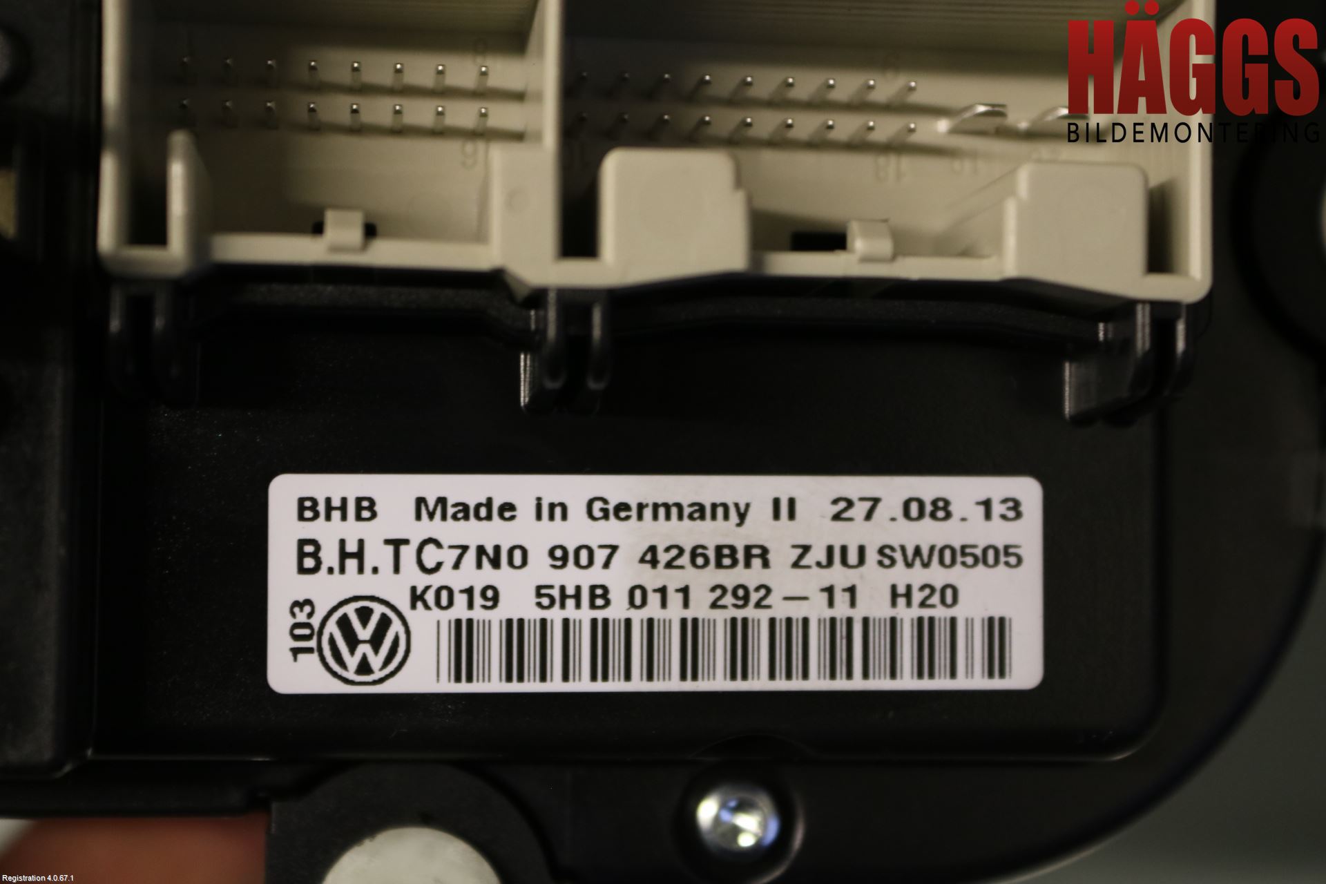 Volkswagen VW CADDY 11-15 Ac Styrenhet Ac Manöveren