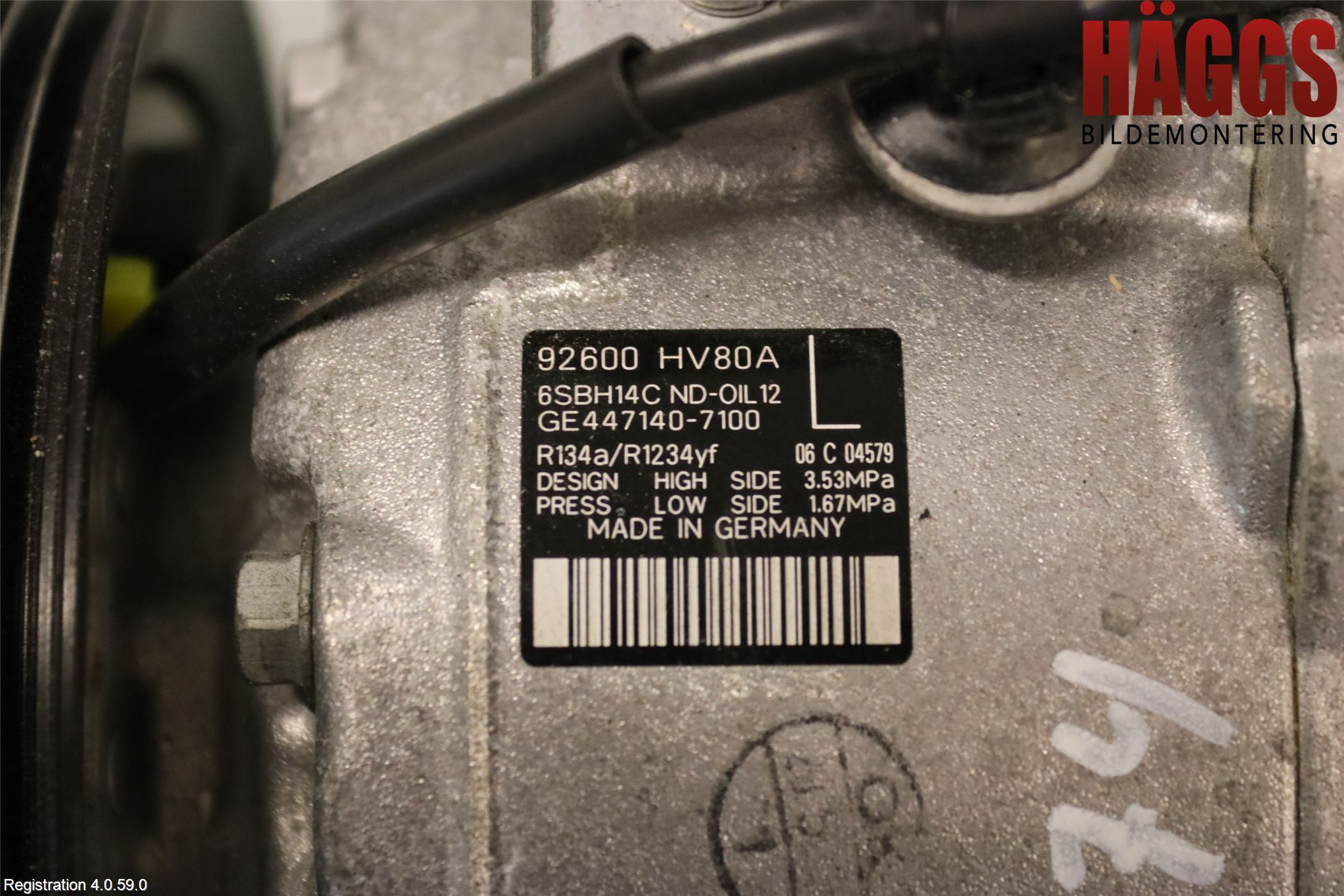 Nissan QASHQAI 17-21 Ac Kompressor