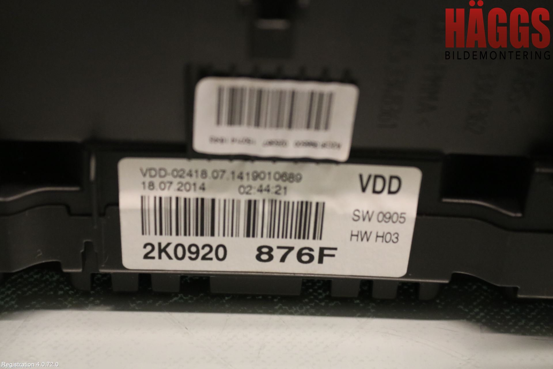 Volkswagen VW CADDY 11-15 Instrument Komb