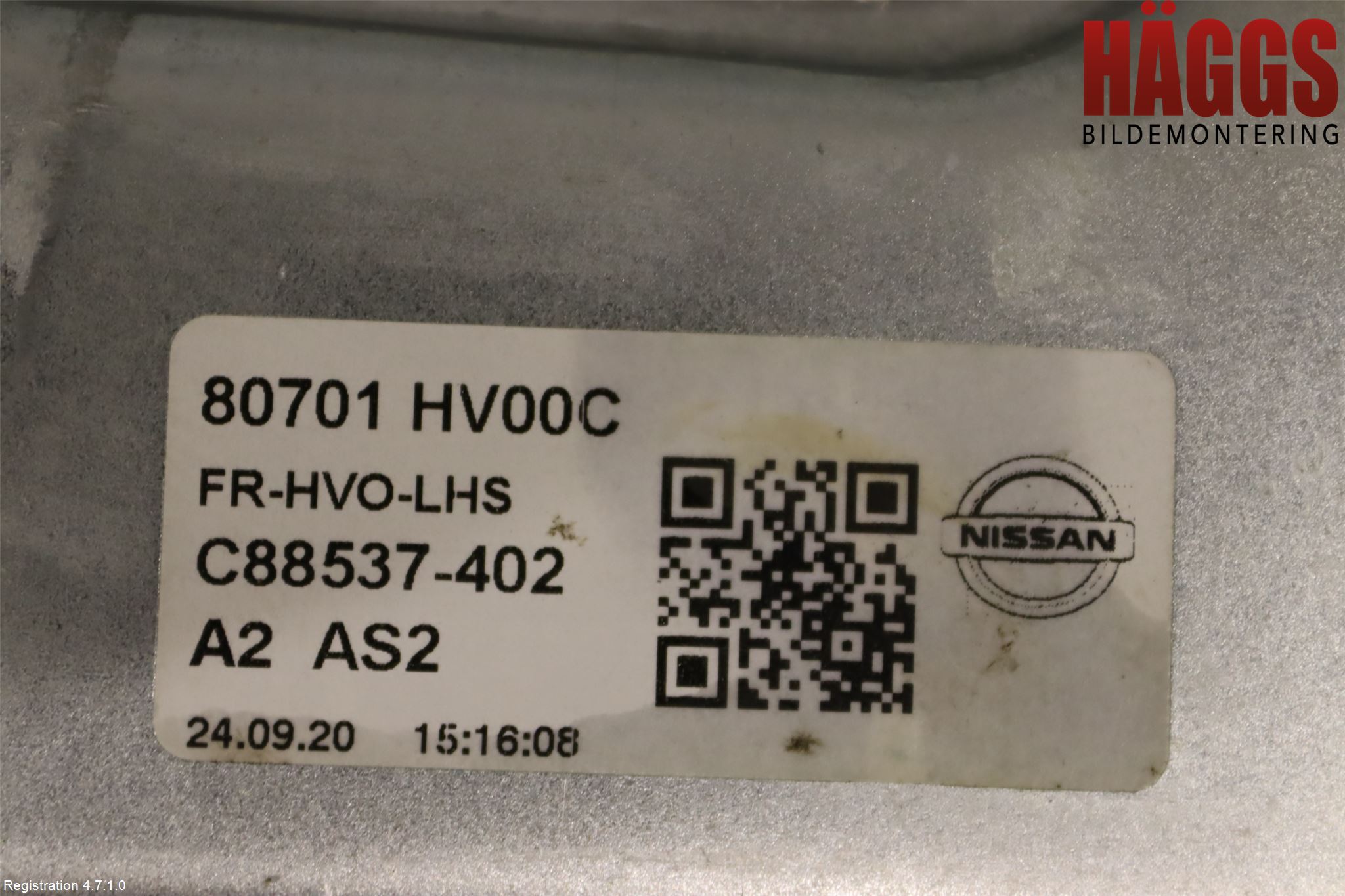 Nissan QASHQAI 17-21 Fönsterhiss El Kompl