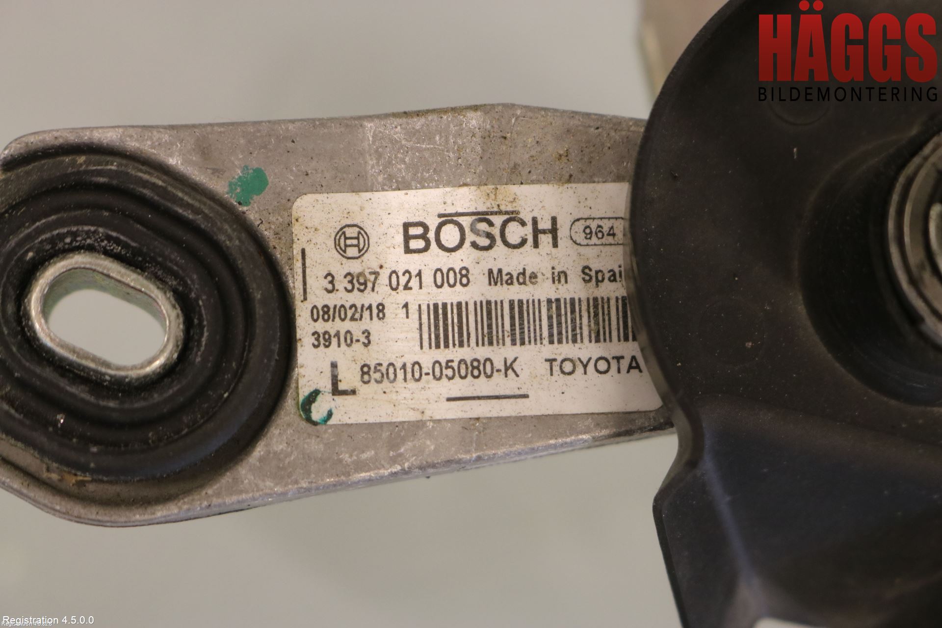 Toyota AVENSIS 16-18 Torkarmotor Vindruta