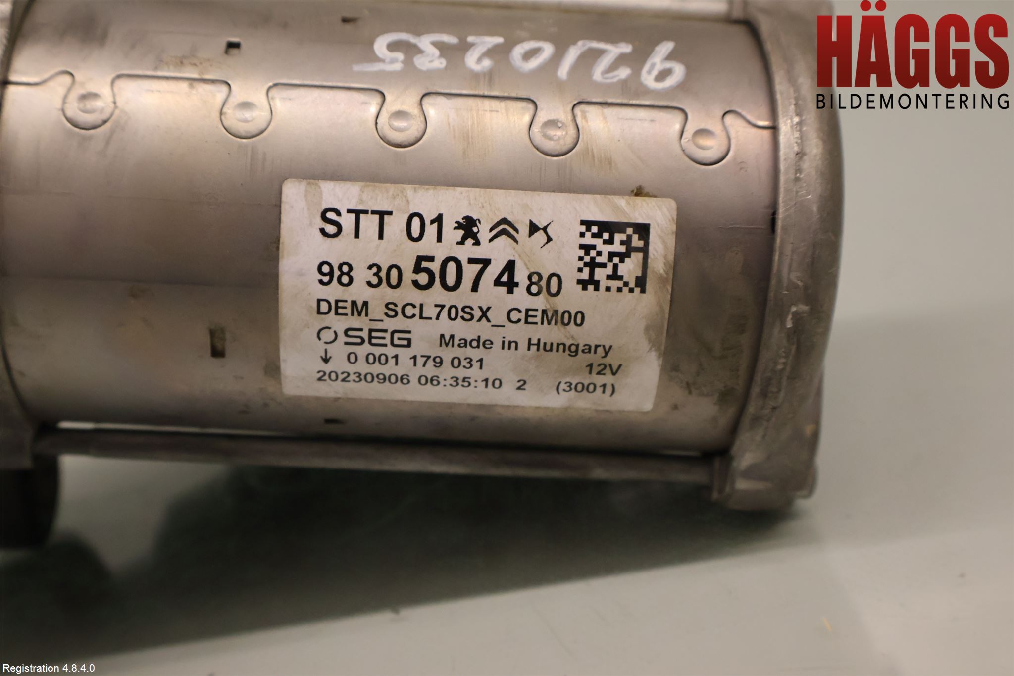 Citroen C4/E-C4 C4X/E-C4X III 21- Startmotor