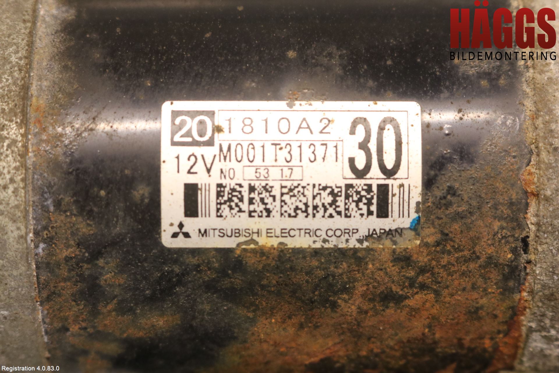 Mitsubishi ASX 10-22 Startmotor Diesel