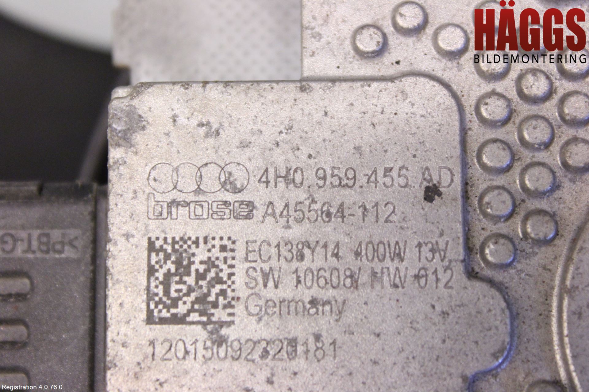 Audi A6/S6 4G 11-18 Kylfläkt El