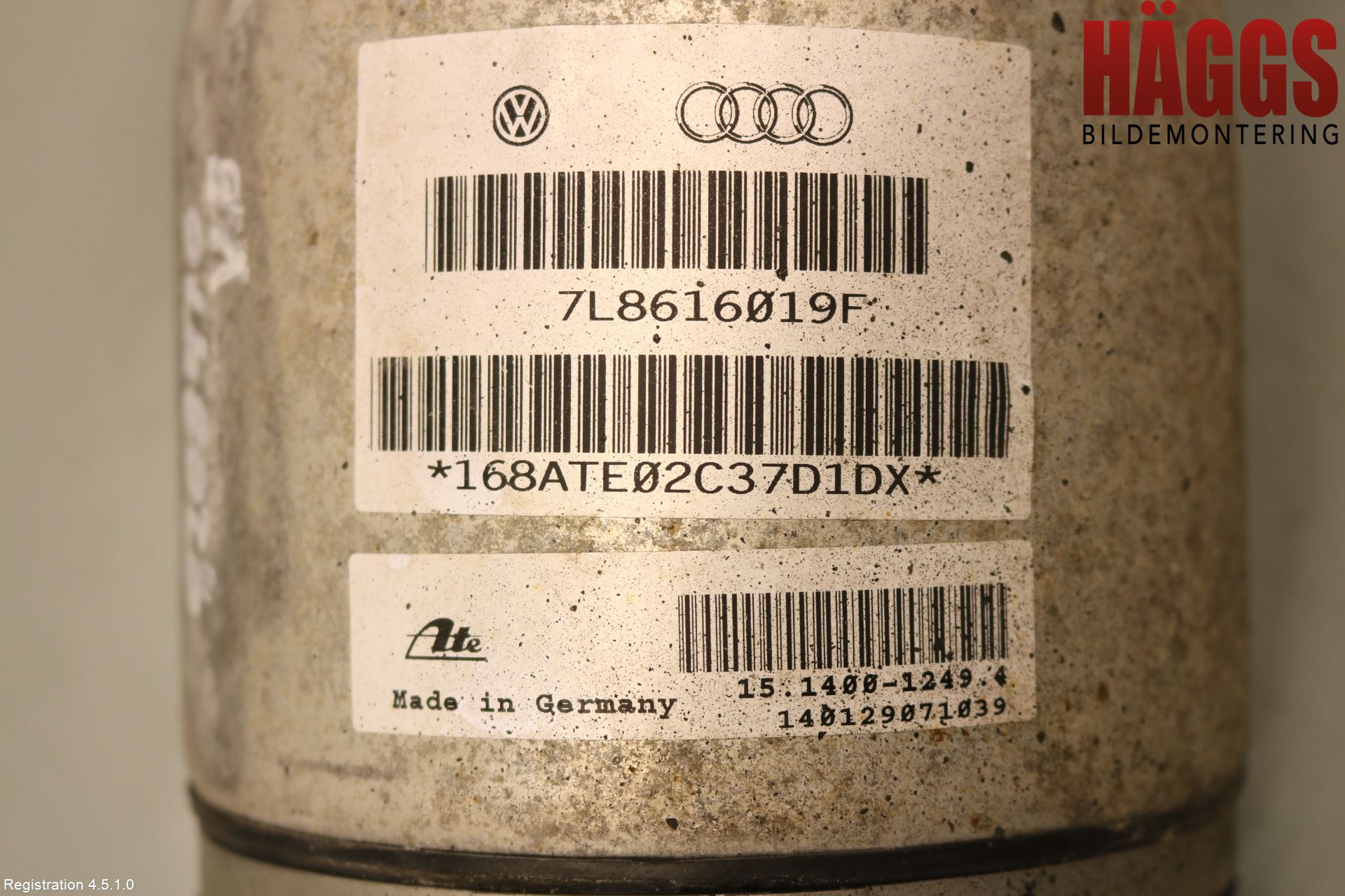 Audi Q7/SQ7 Fjäderben Bak Vänster
