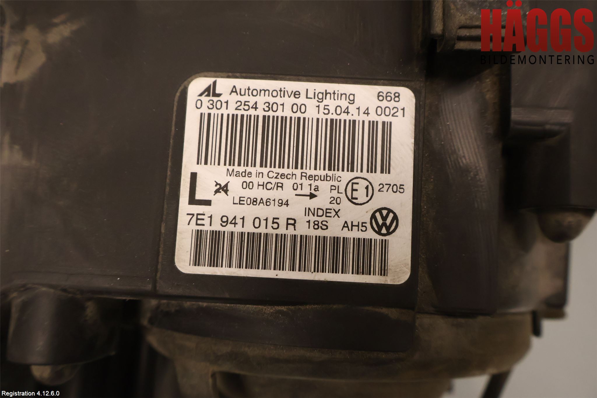 Volkswagen VW TRANSP/CARAVELLE (T5) 04-15 Strålkastare Vänster