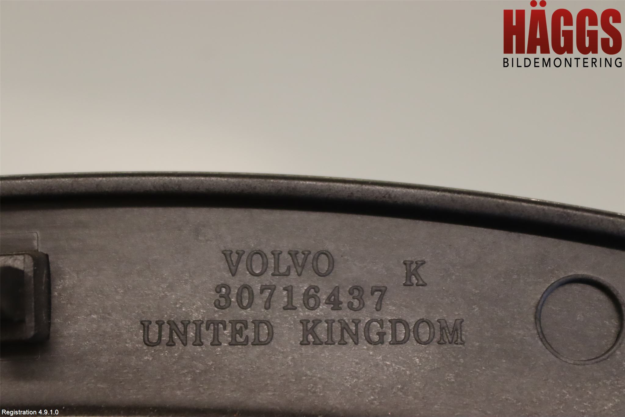 Volvo V70 08-13 Dörrklädsel Inlägg-List Vä