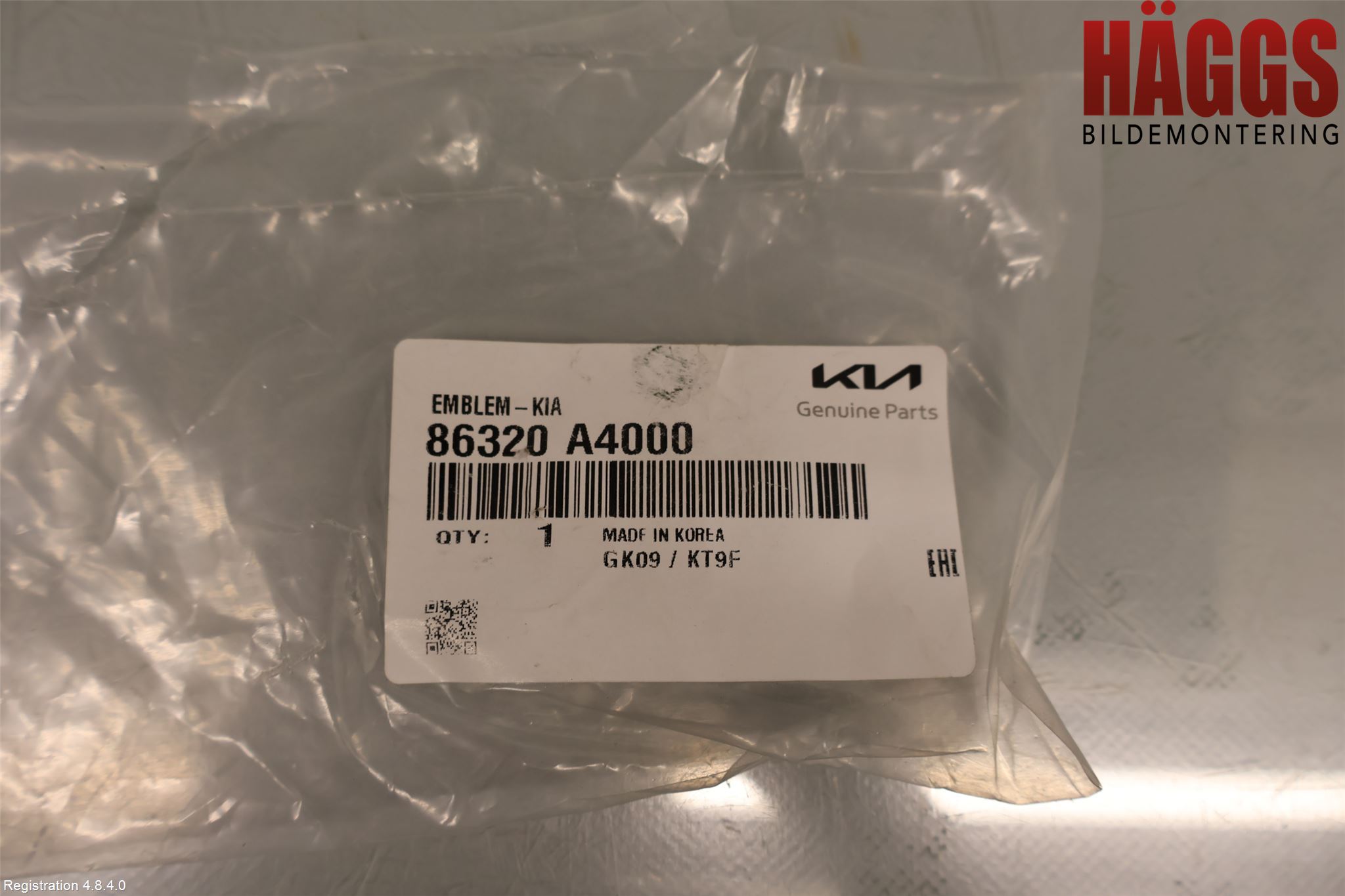 Kia SPORTAGE (QL) 16-21 Emblem