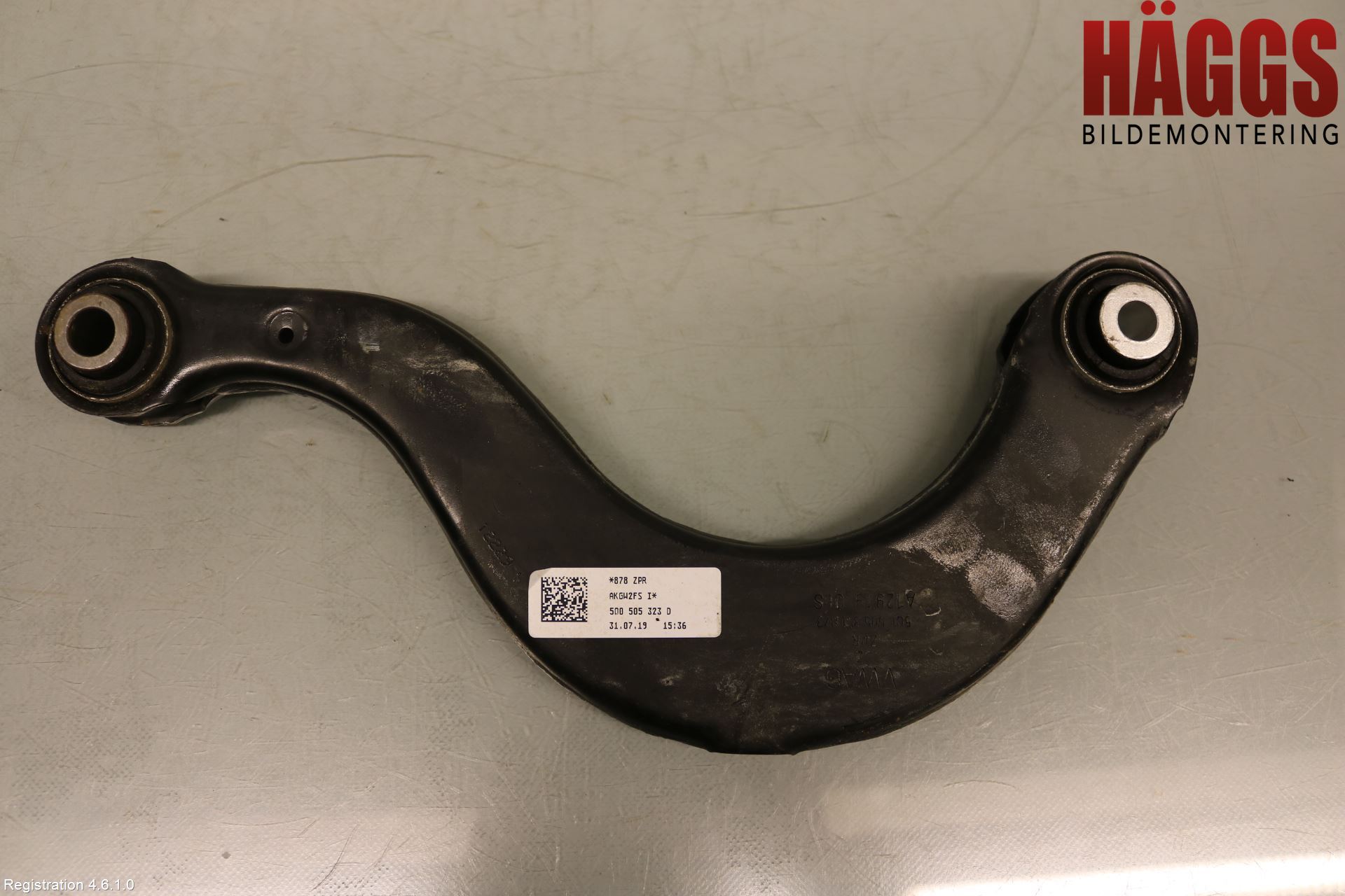 Volkswagen VW GOLF / E-GOLF VII 13-20 Bärarm Bak Vänster