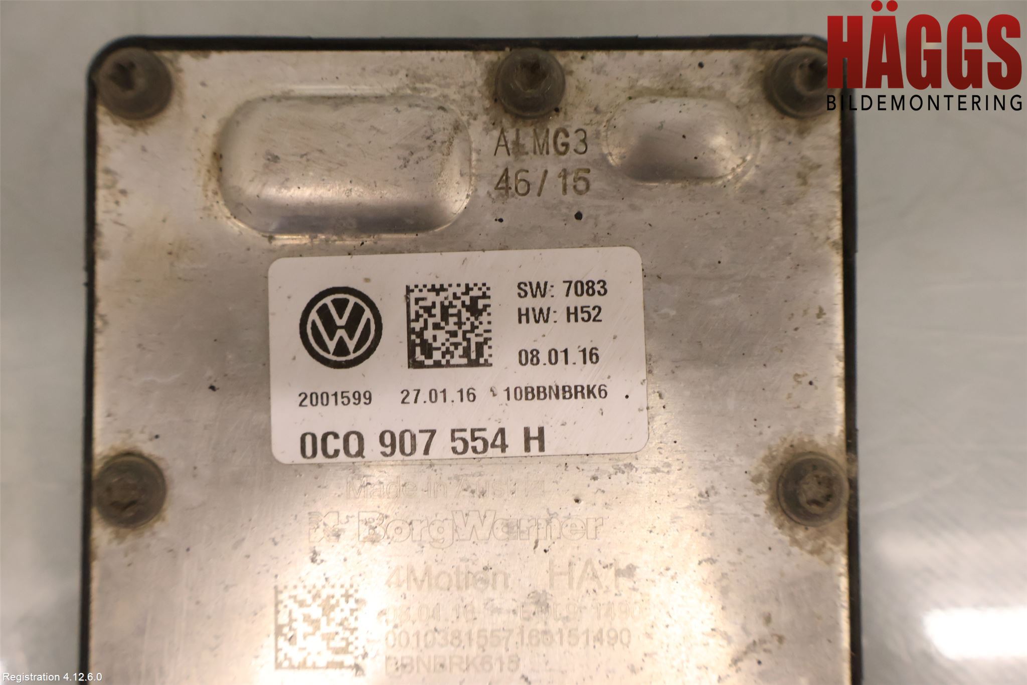 Skoda SUPERB 16-24 Styrenhet Fyrhjulsdrift