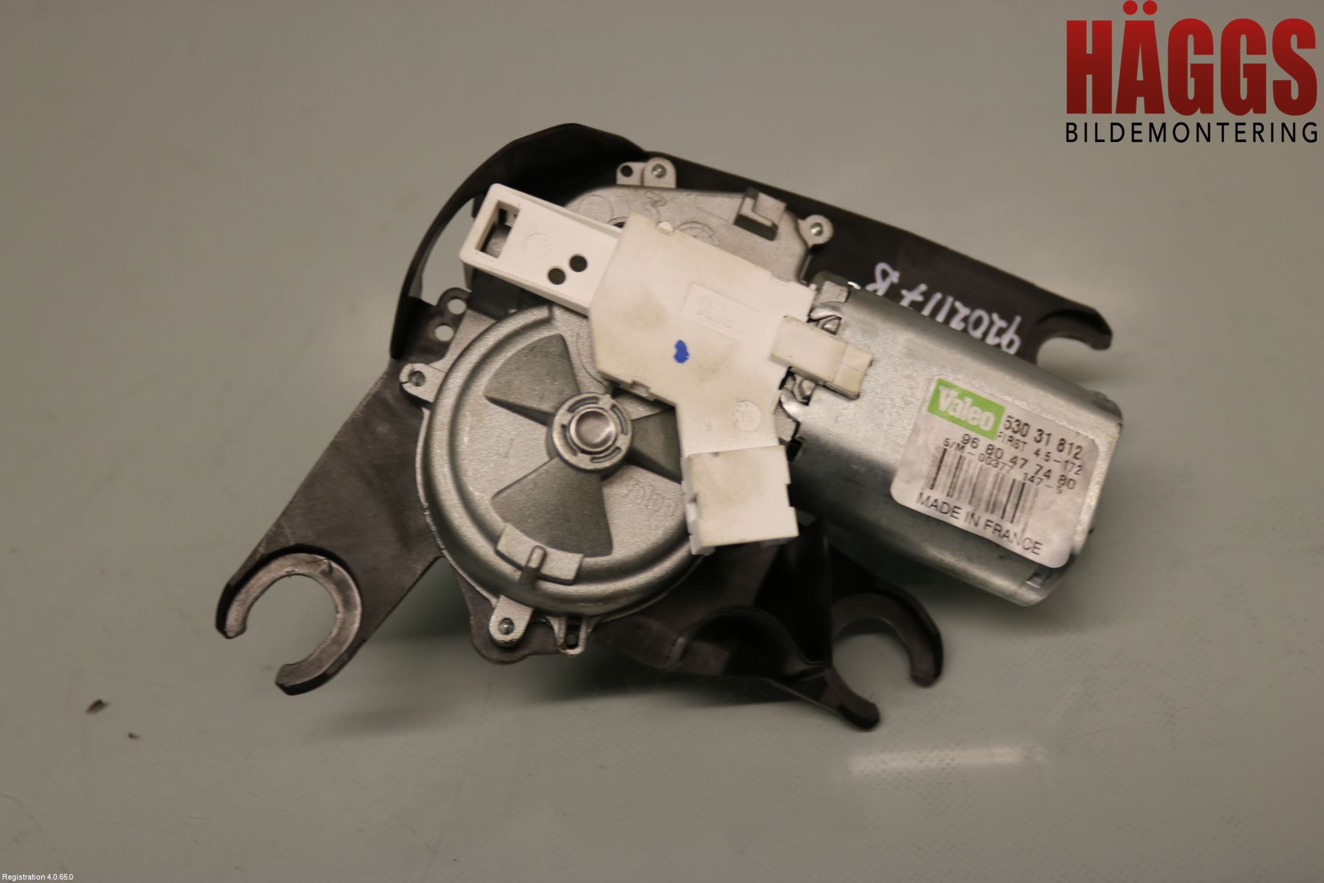 Peugeot 5008 10-16 Torkarmotor Baklucka