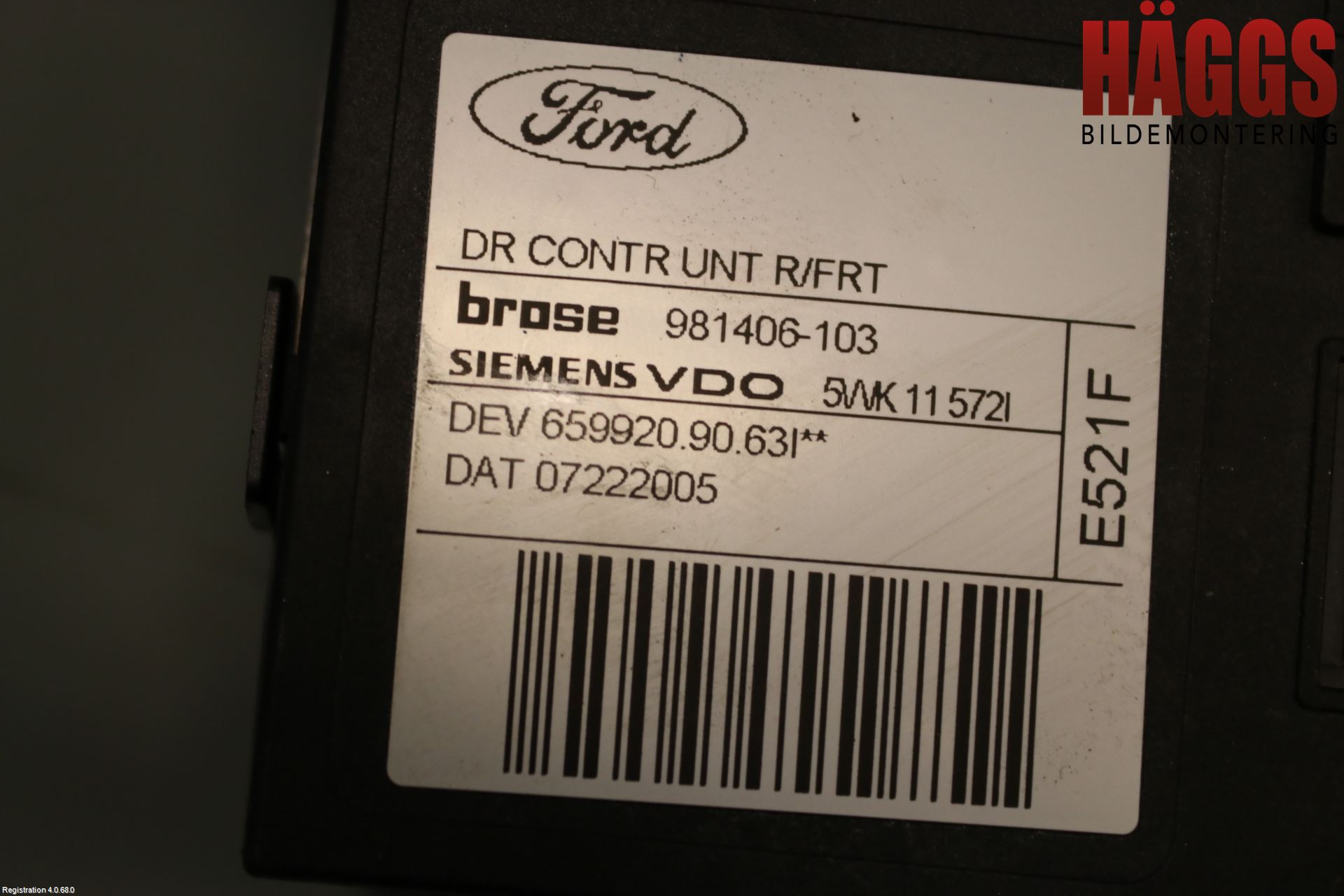Ford FOCUS     04-07 Fönsterhissmotor
