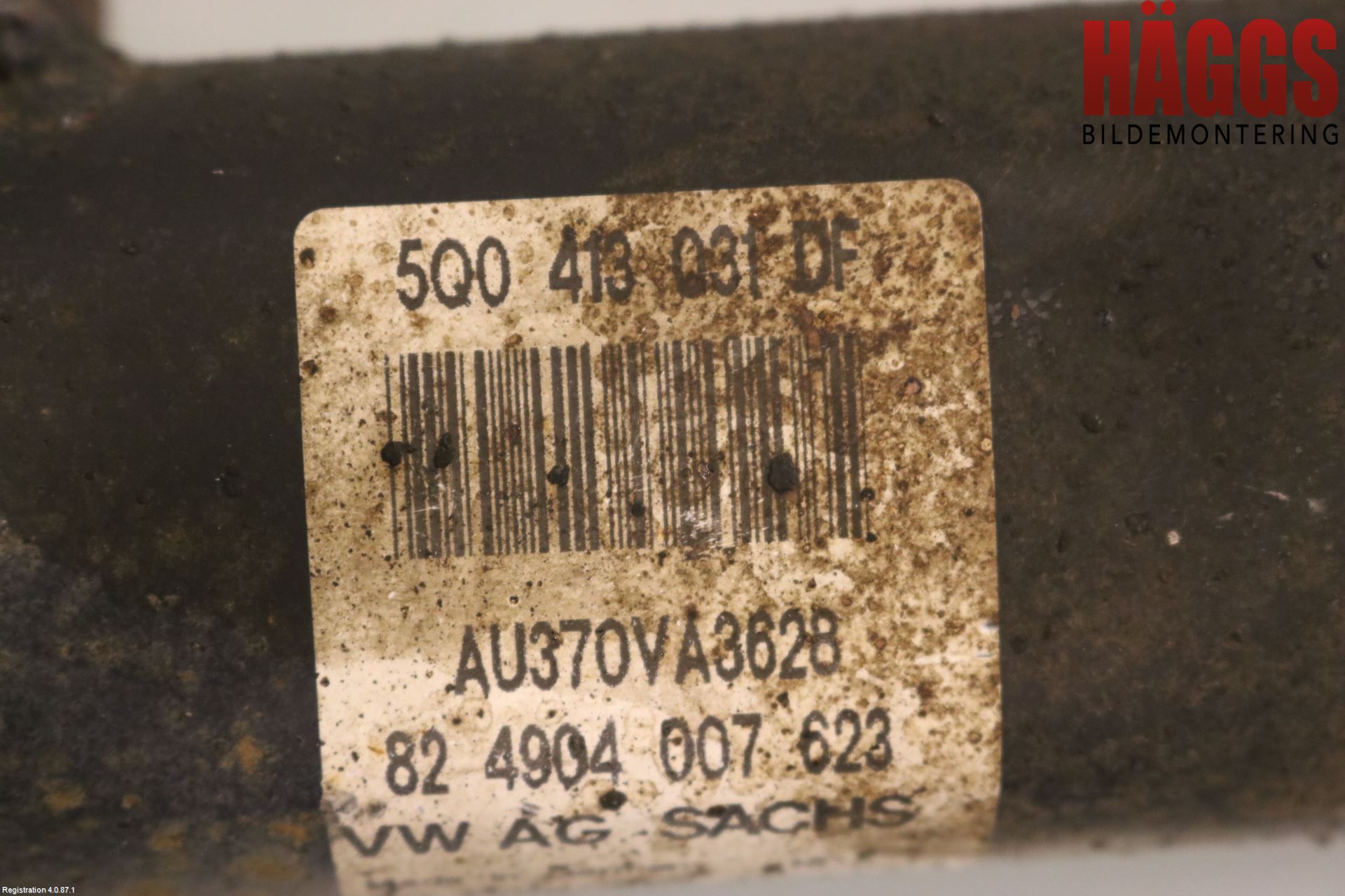 Audi A3/S3 8V 13-20 Fjäderben Fram Höger