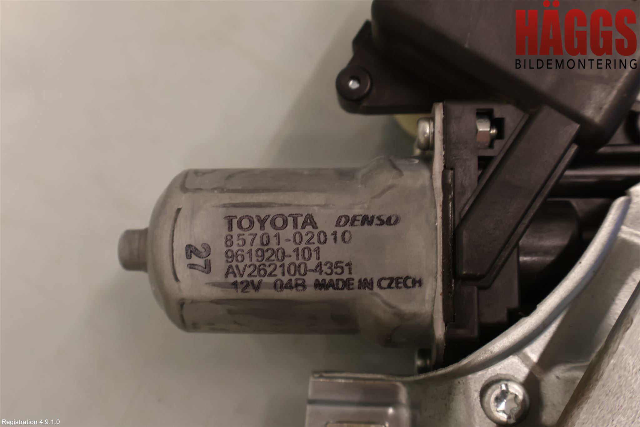 Toyota AURIS 13-19 Fönsterhiss El Kompl