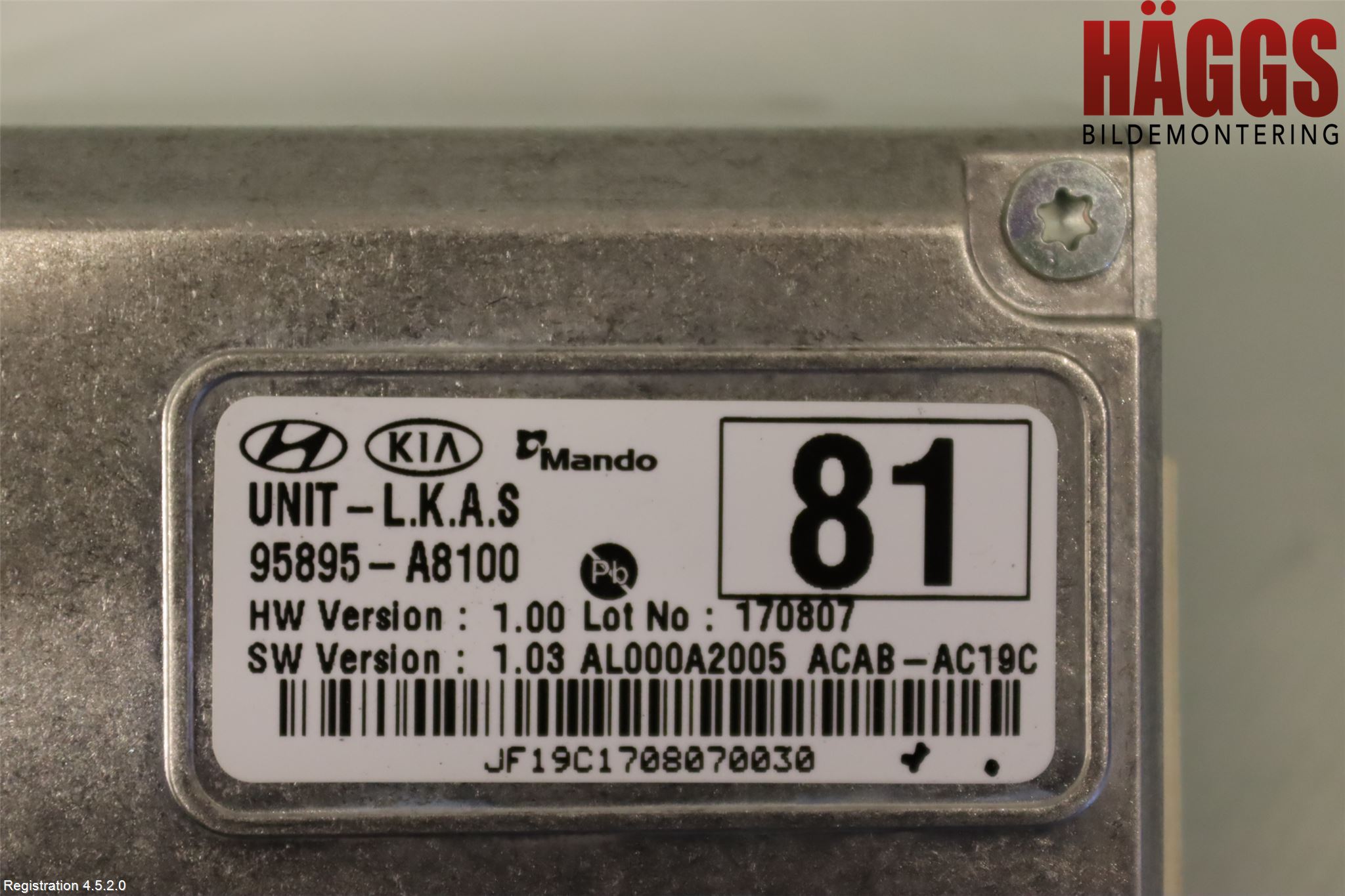 Kia OPTIMA 16-20 Parkeringshjälp Kamera