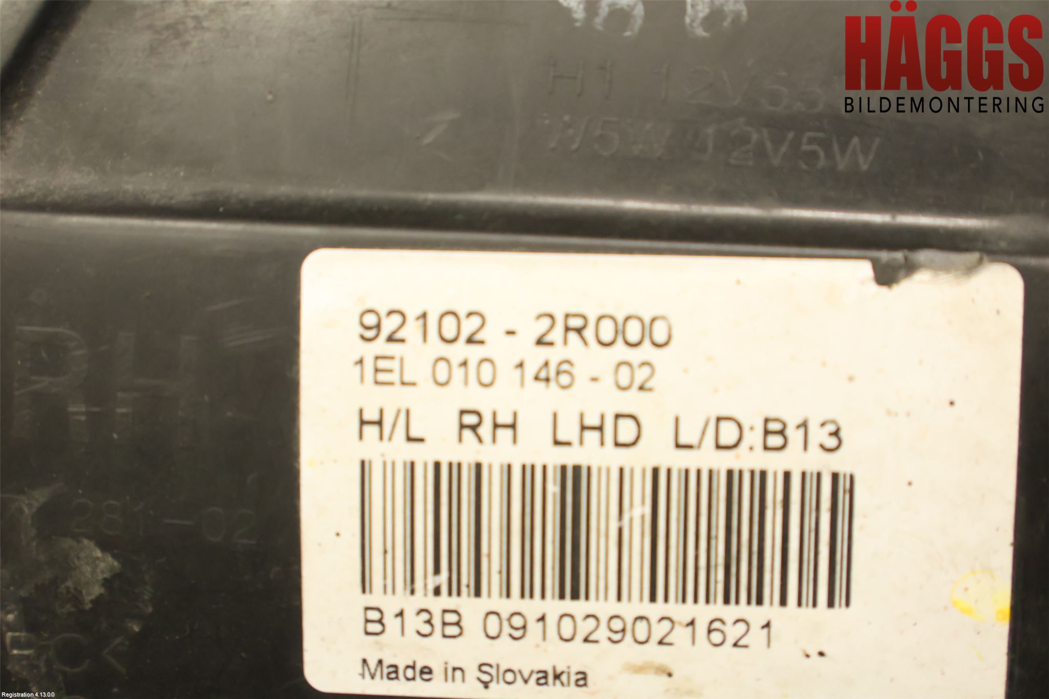 Hyundai i30 FD 07-12 Strålkastare Höger