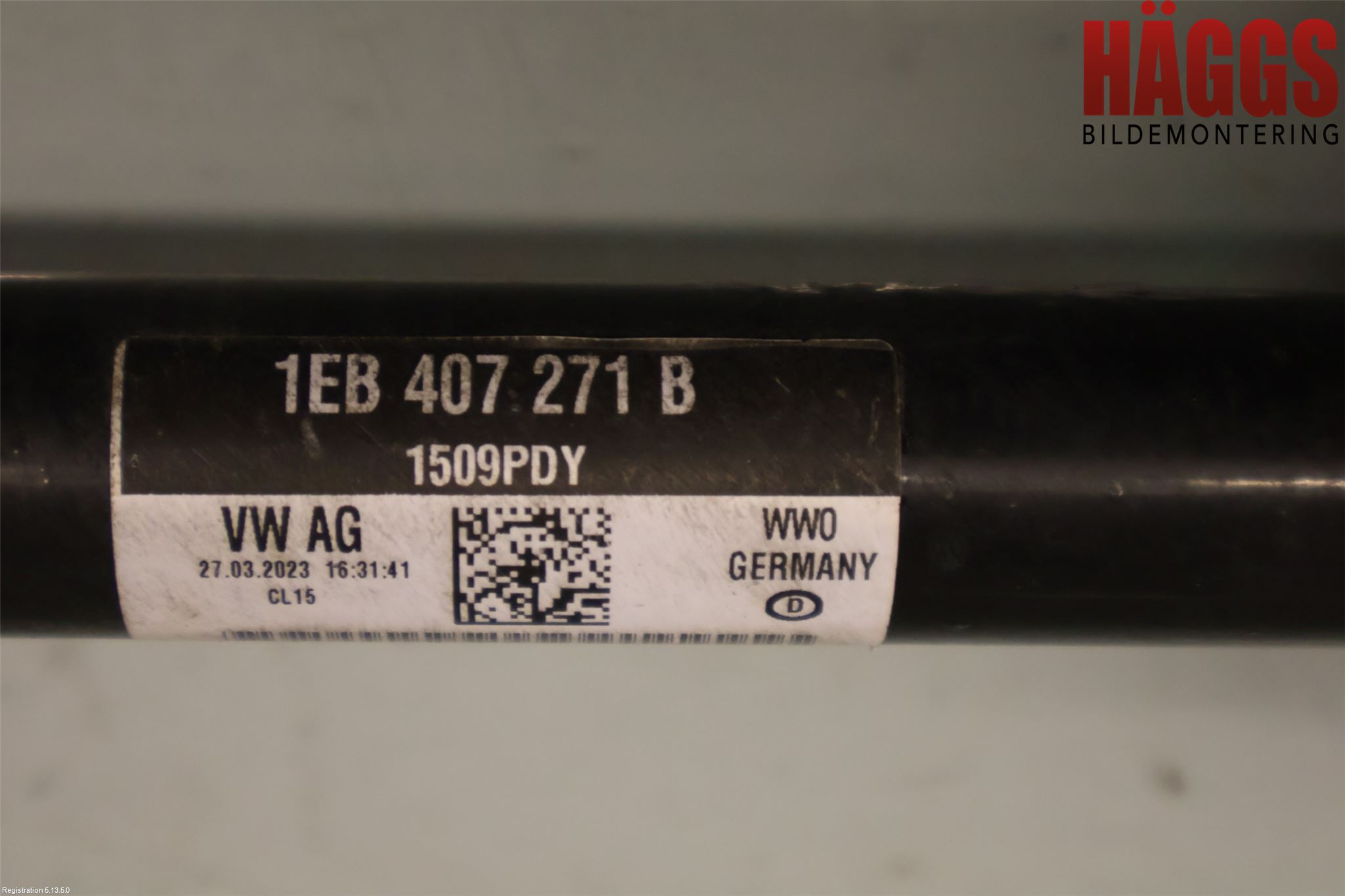 Volkswagen VW ID.5 22- Drivaxel Fram Vänster