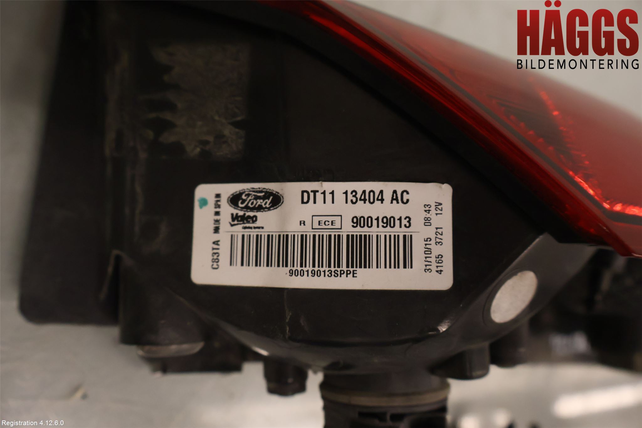 Ford TRANSIT/TOURNEO CONNECT 13-22 Bakljus Höger