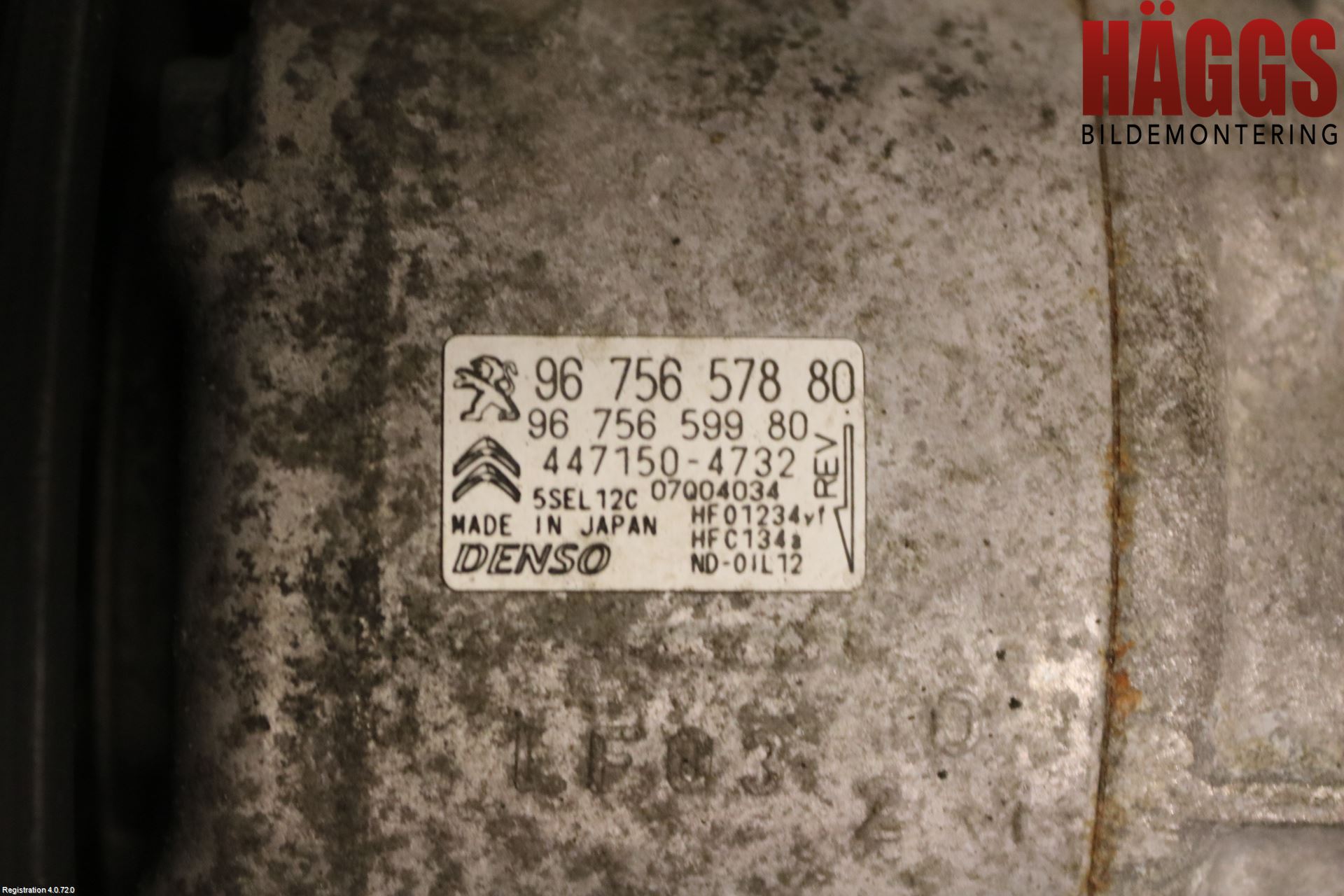 Citroen C4 PICASSO 14-18 Ac Kompressor