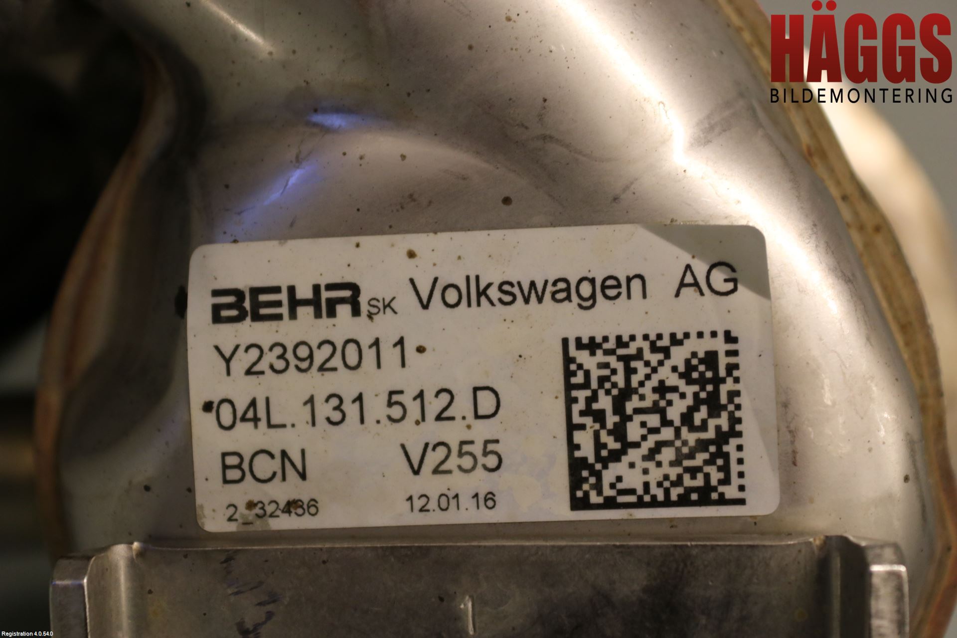 Volkswagen VW GOLF / E-GOLF VII 13-20 Avgaskylare