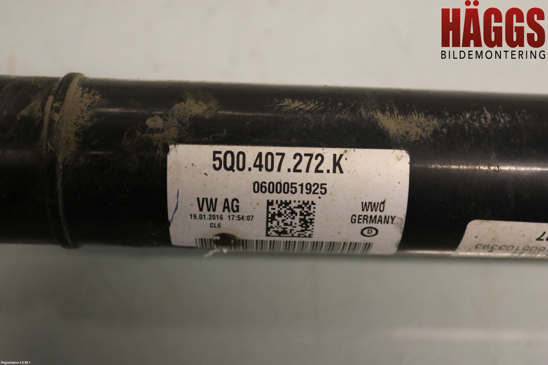 Volkswagen VW GOLF / E-GOLF VII 13-20 Drivaxel Fram Höger