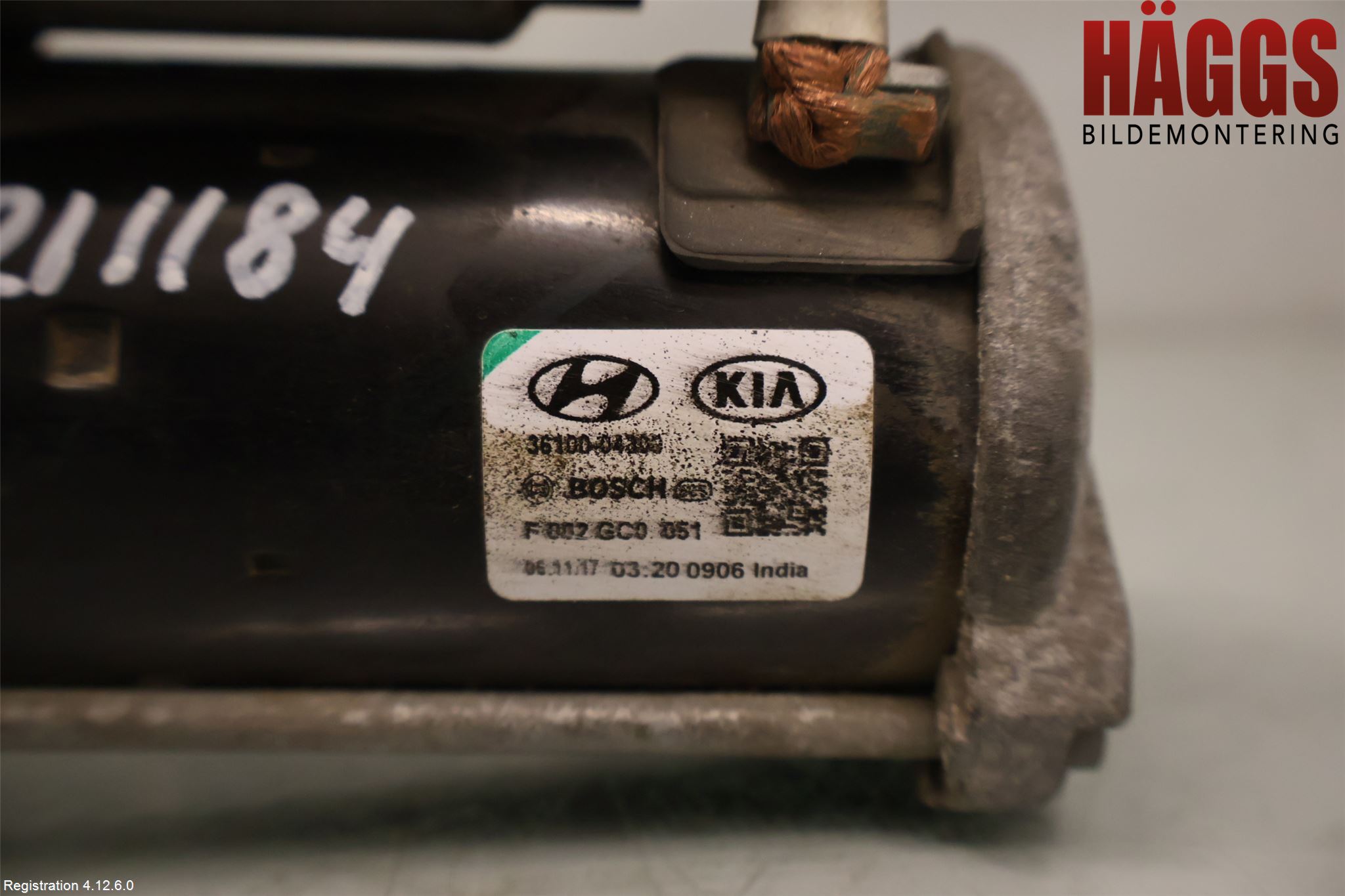 Kia PICANTO 17- Startmotor