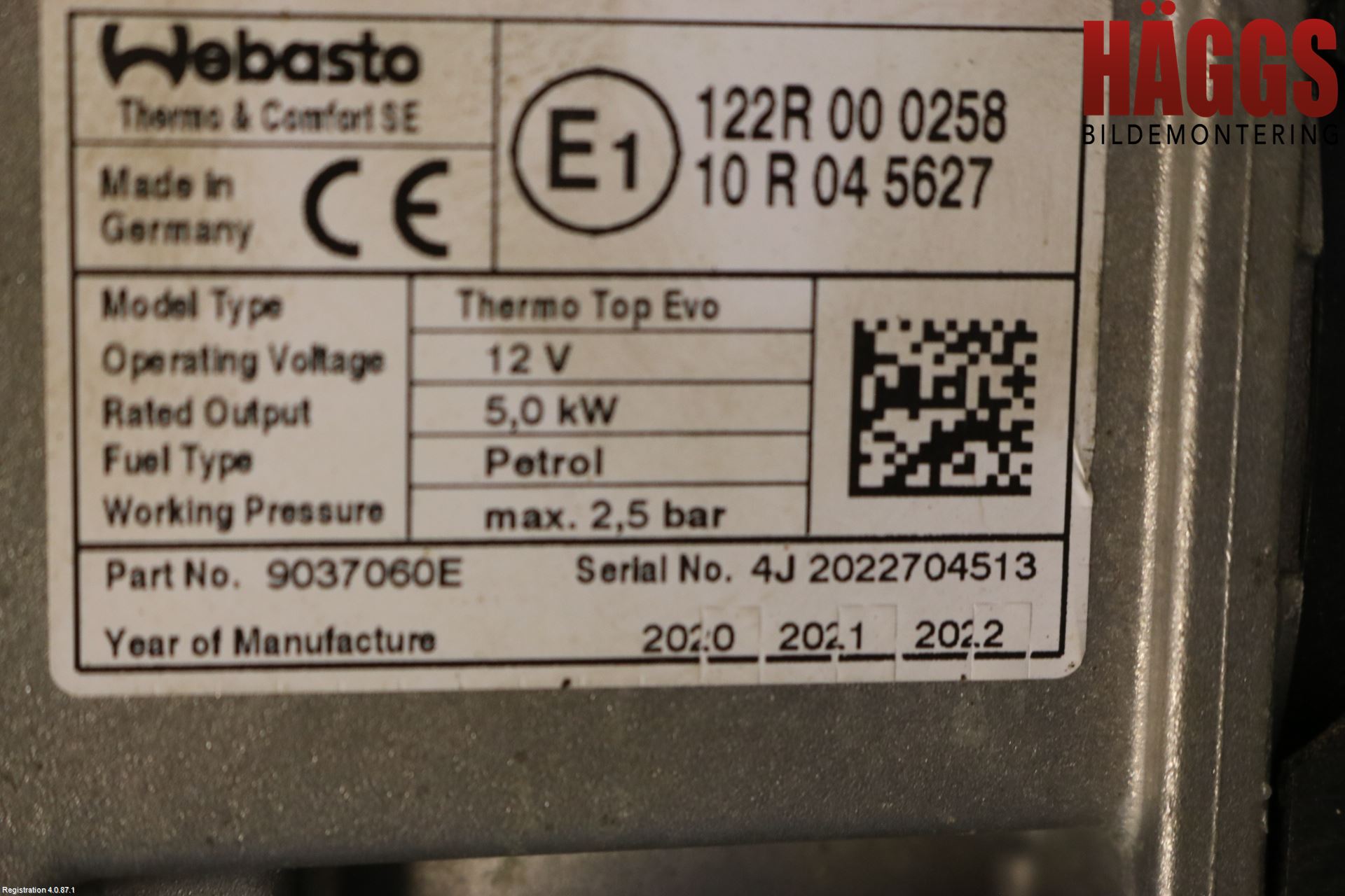 Skoda OCTAVIA (5E) 13-20 Bensinvärmare