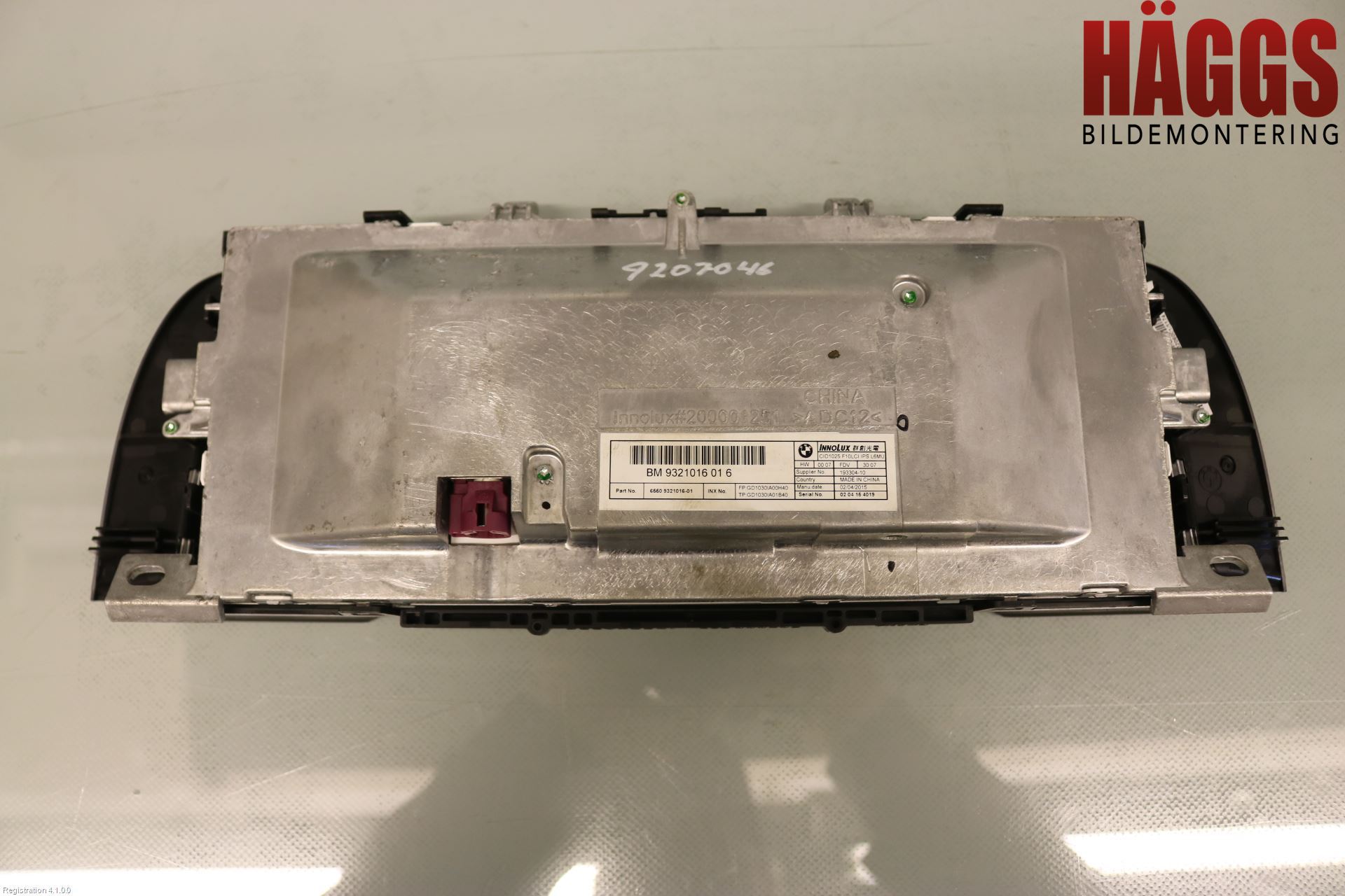 BMW 5 F10/F11/F18 09-17 Multifunktionsdisplay