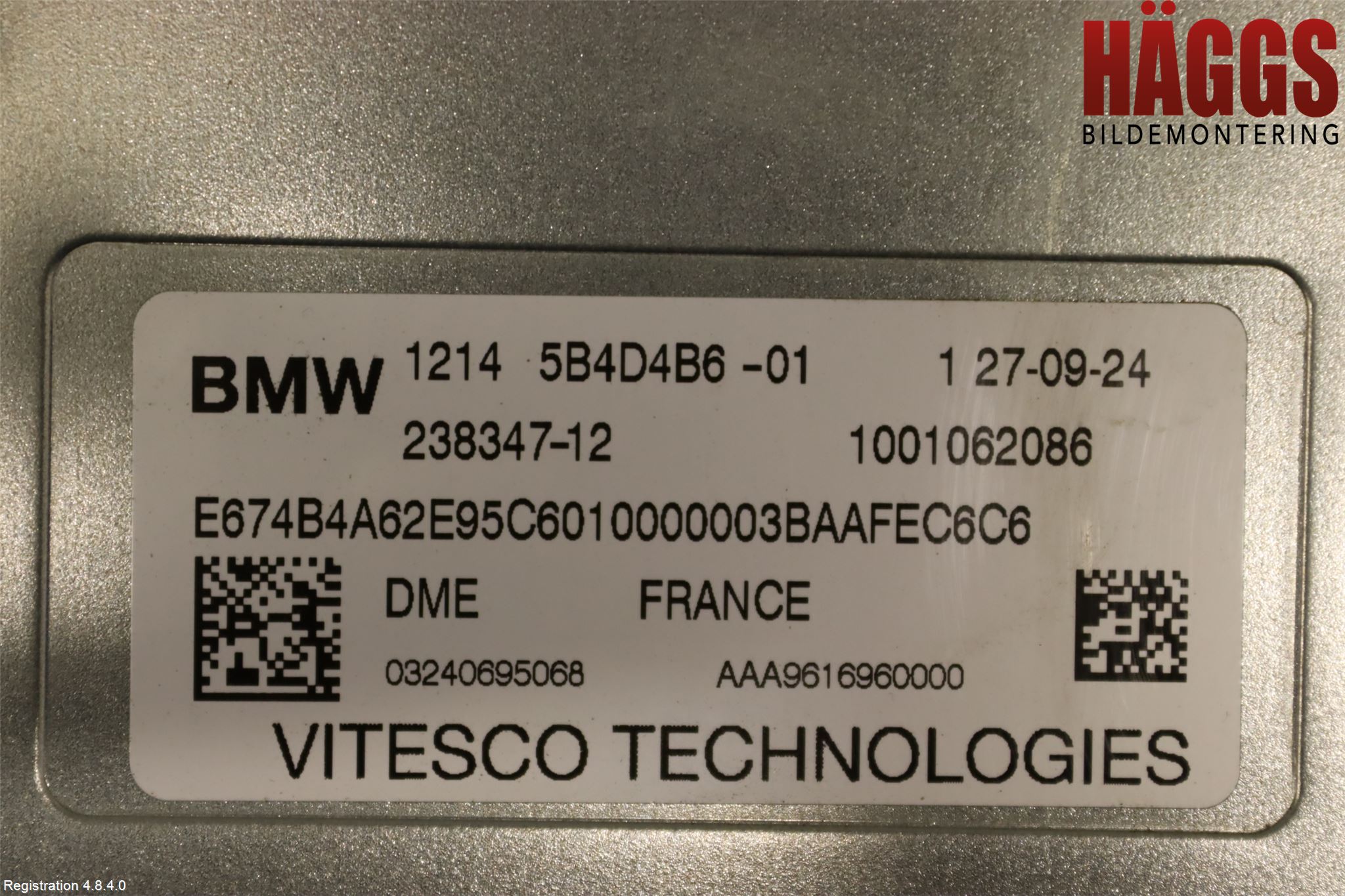 BMW 5/i5 G60/G61 24- Styrenhet Insprut Bensin