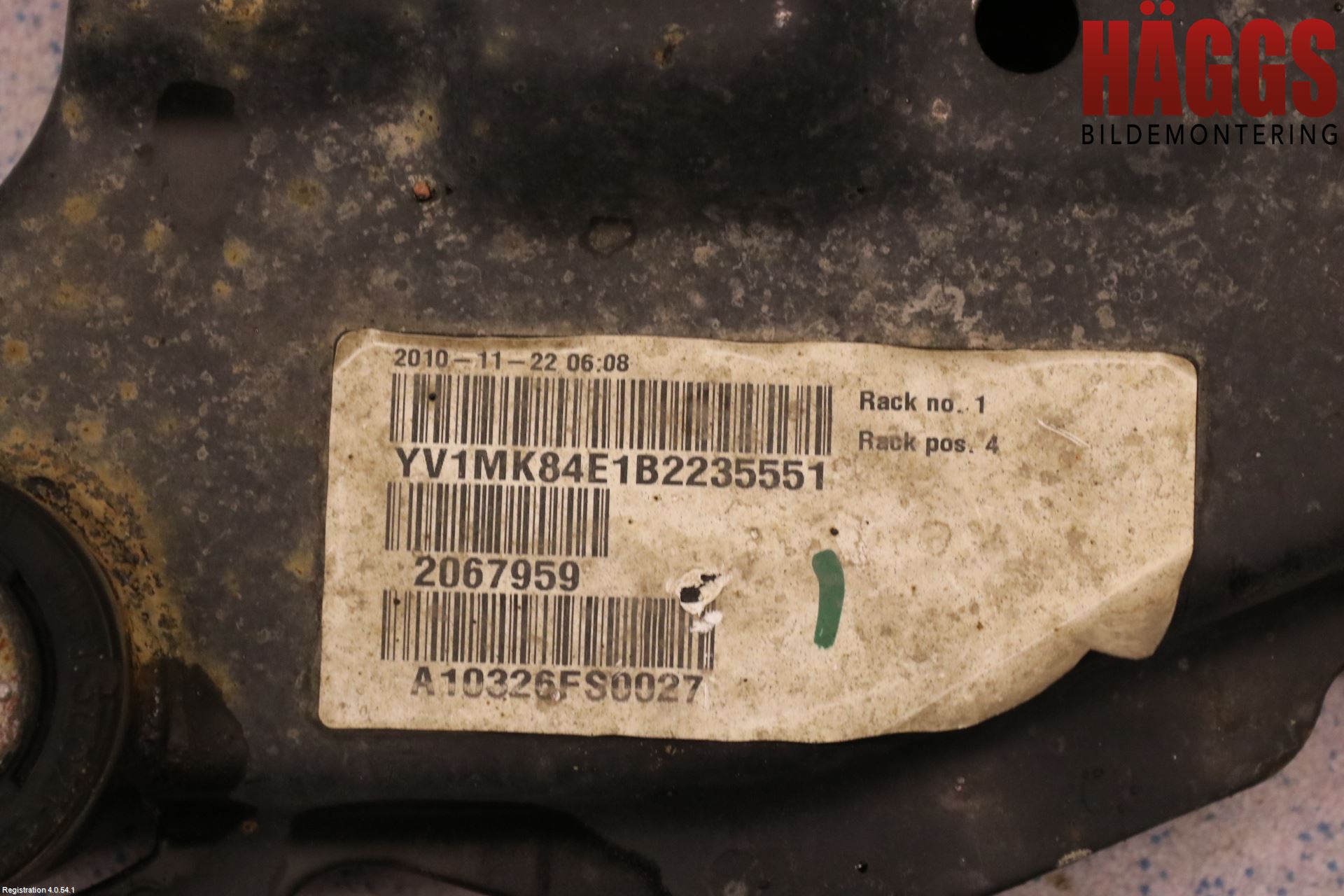 Volvo C30 10-13 Framvagnsbalk