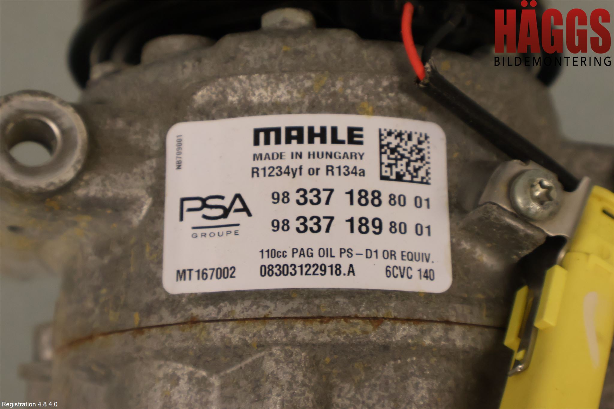 Citroen C4/E-C4 C4X/E-C4X III 21- Ac Kompressor