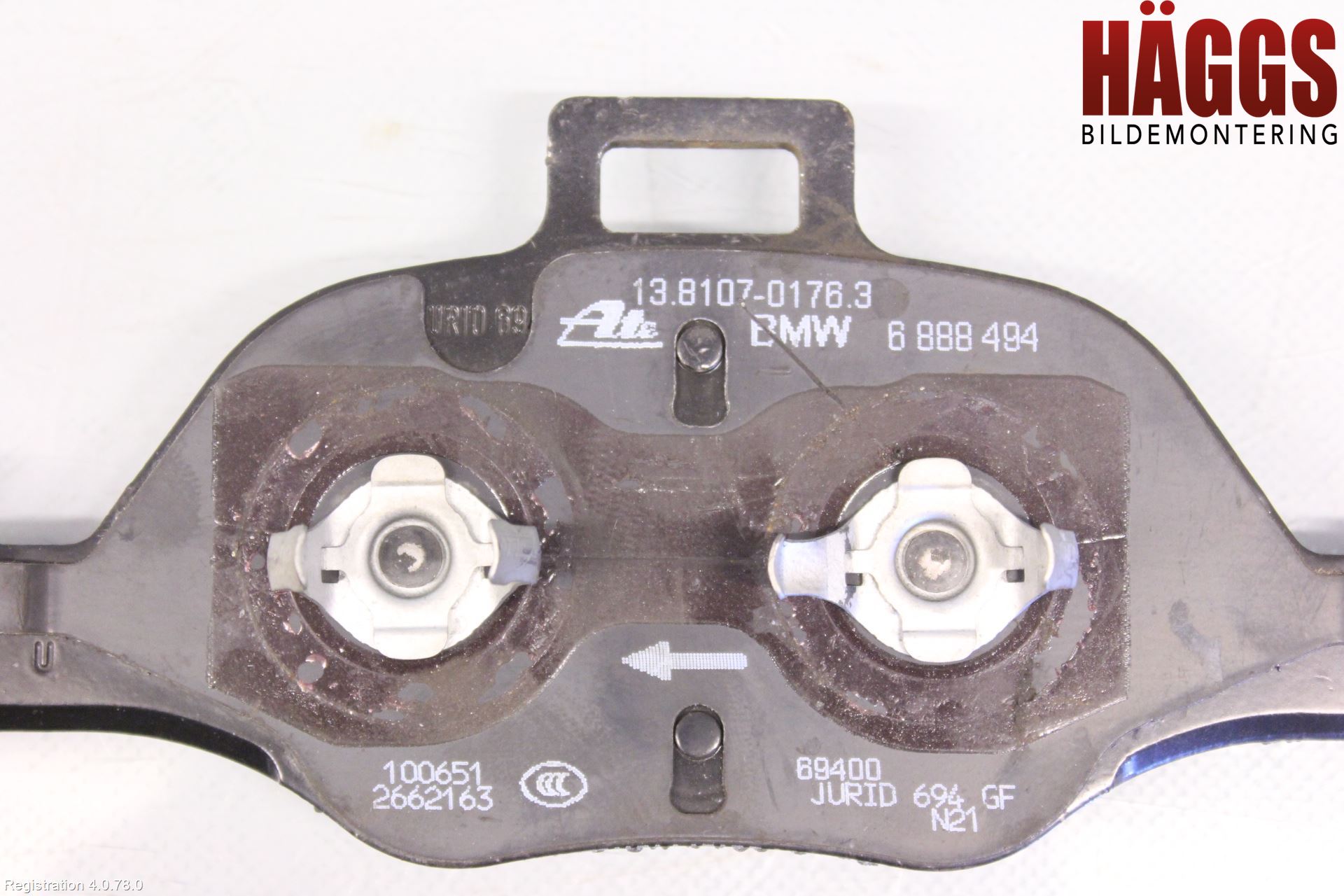 BMW 3 G20/G21/G80/G81 19- Bromsbelägg Fram