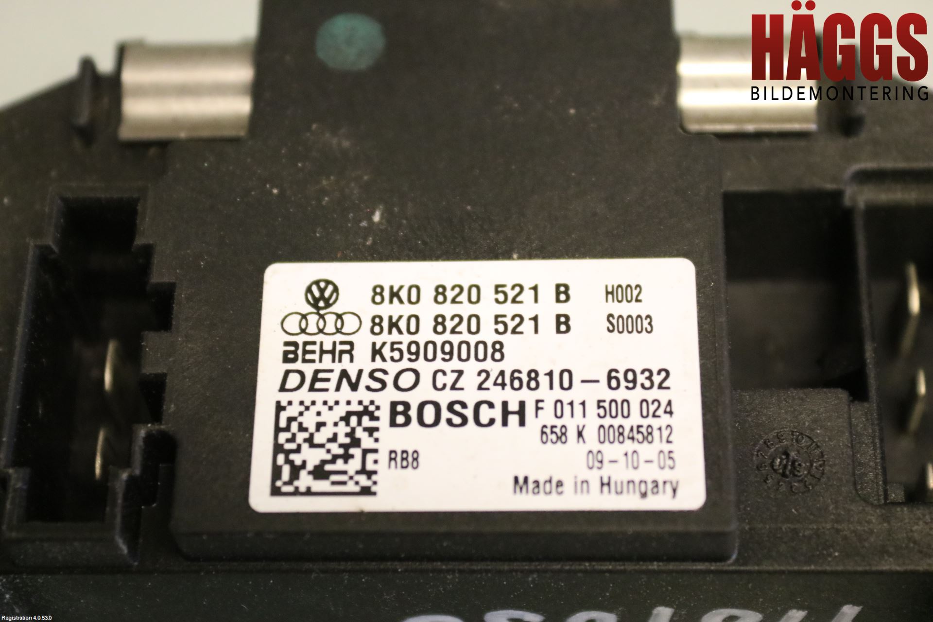 Audi A4/S4 08-11 Värmefläktsmotstånd