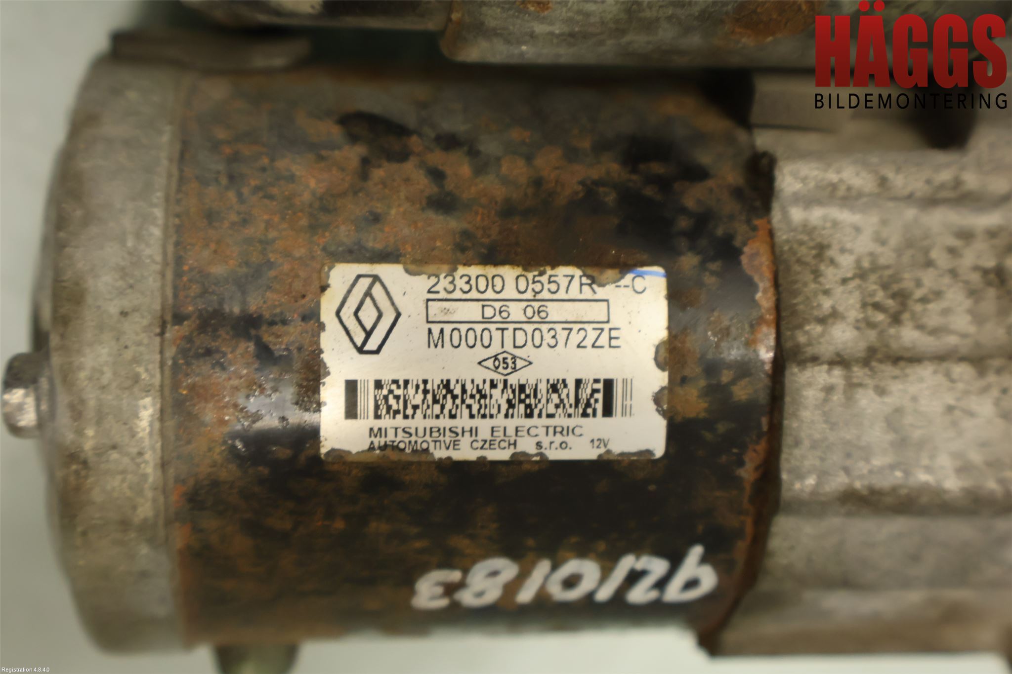 Dacia LODGY 12-18 Startmotor