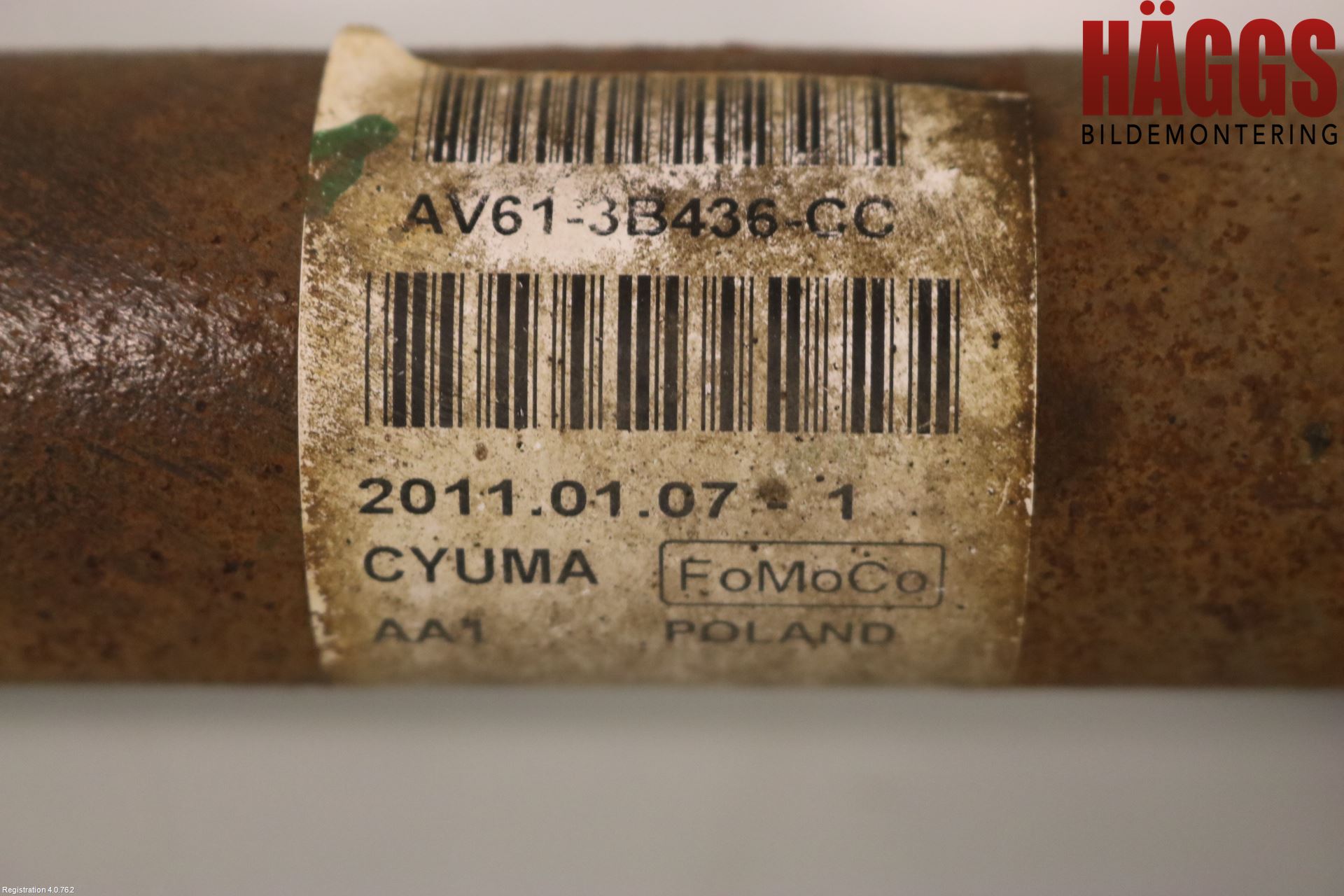 Ford C-MAX II  11-14 Drivaxel Fram Höger