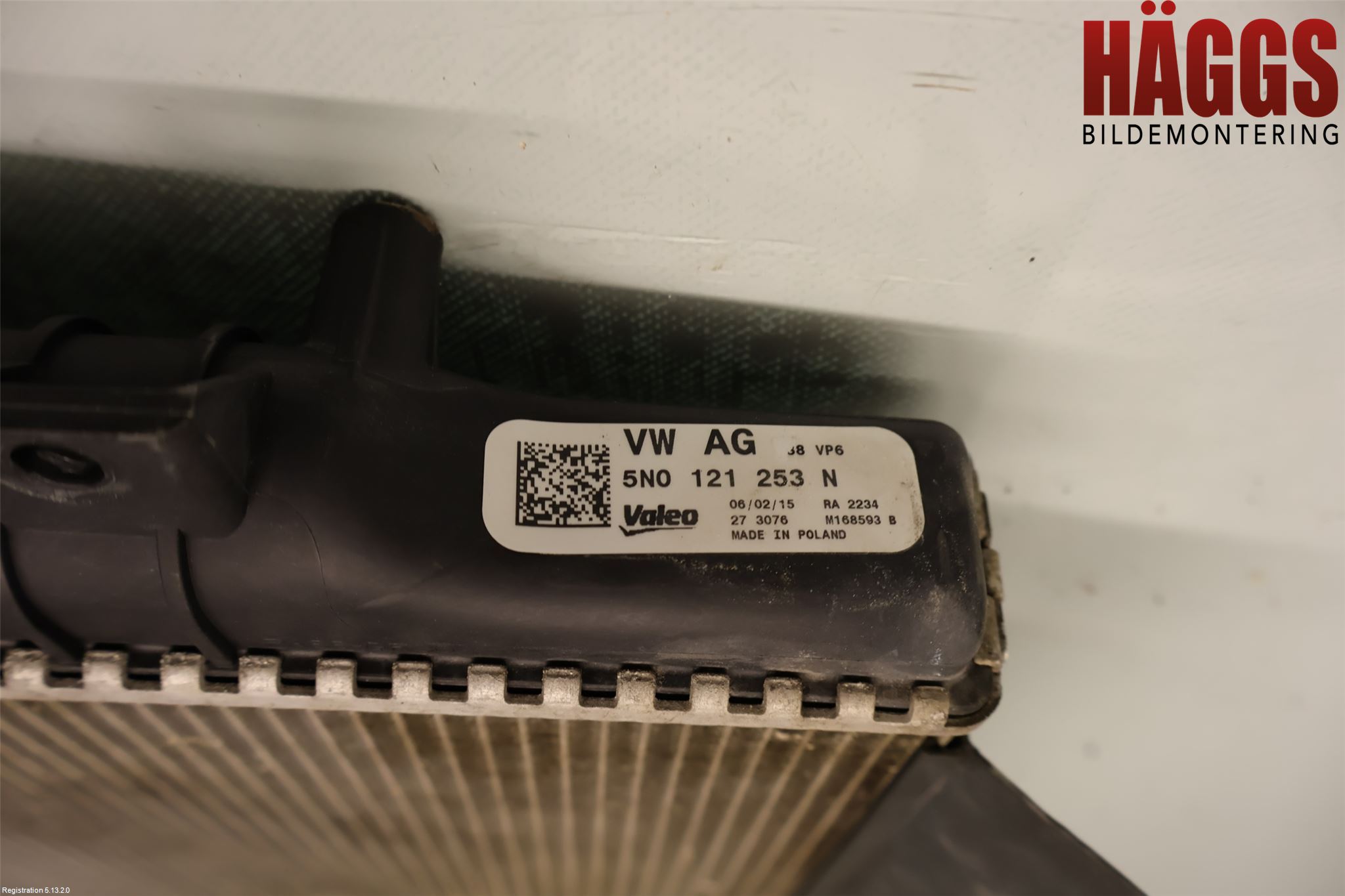 Volkswagen VW TIGUAN 07-16 Kylare Aut