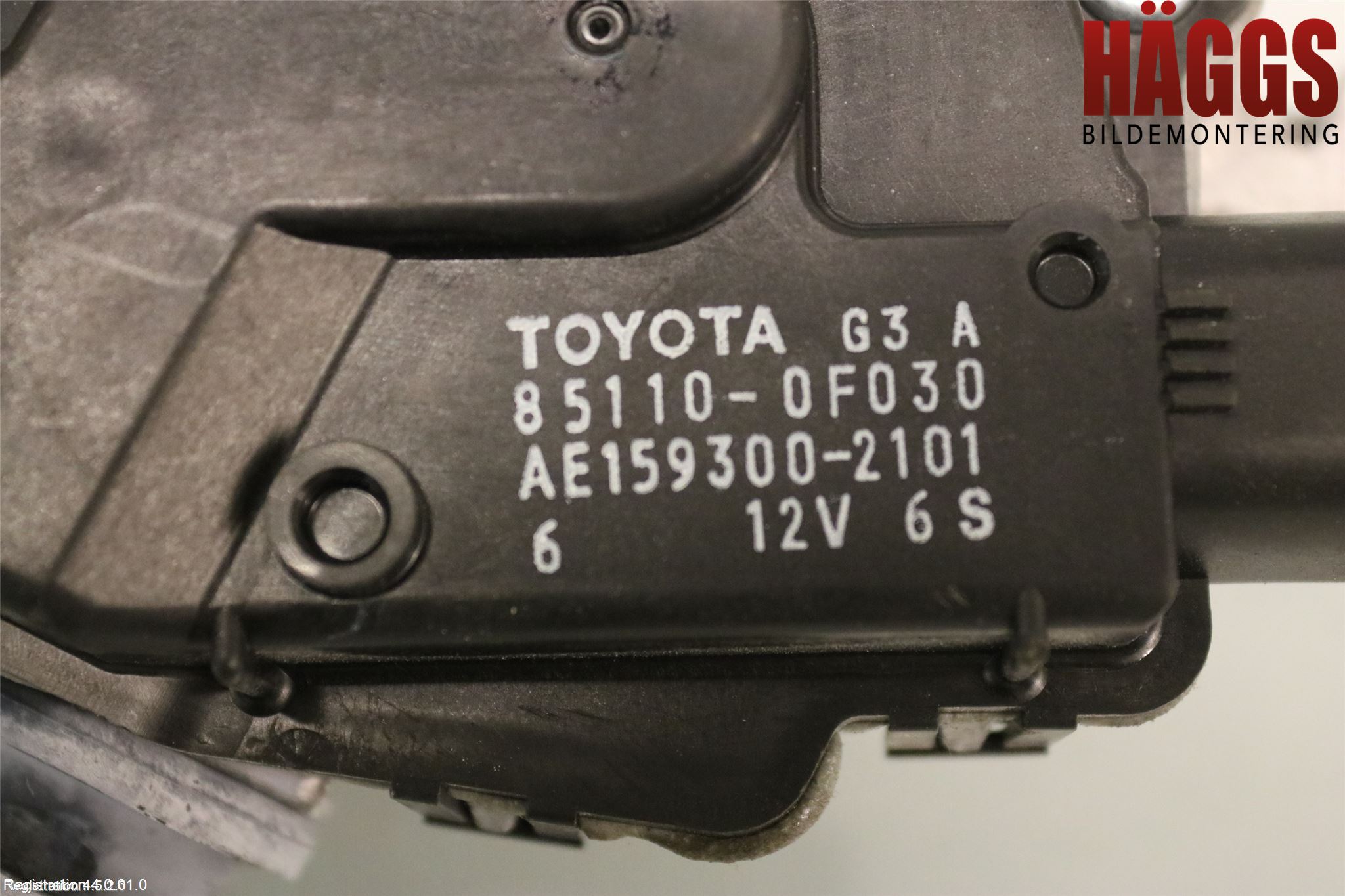 Toyota VERSO 09-18 Torkarmotor Vindruta