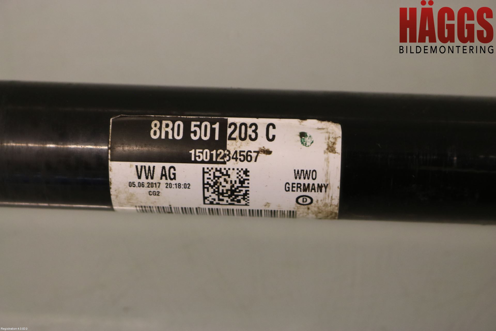 Audi A6 ALLROAD 12-18 Drivaxel Bak Vänster