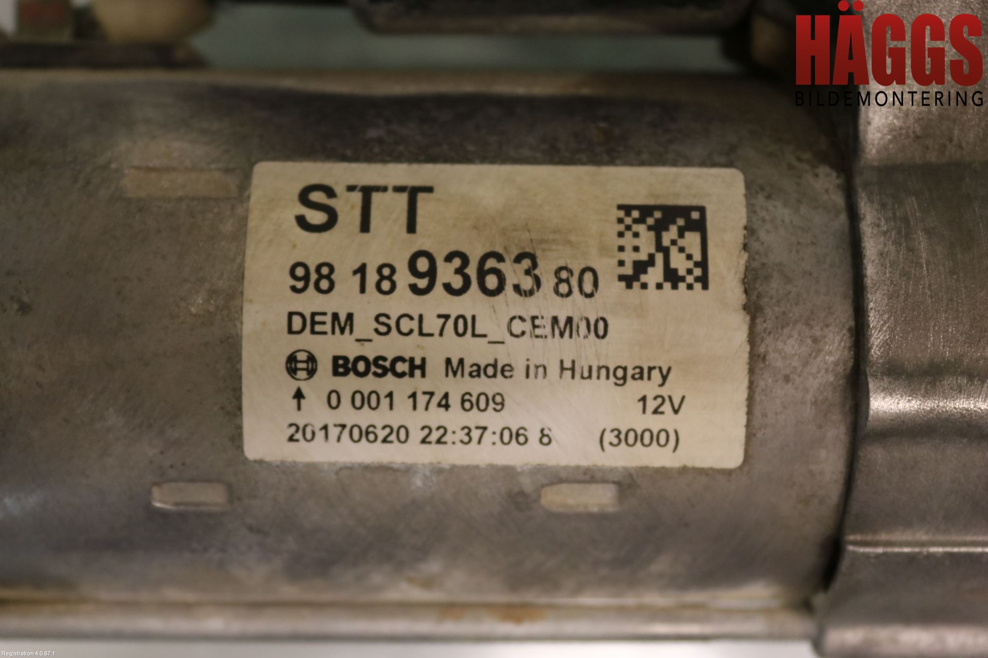 Citroen JUMPER/E-JUMPER 14- Startmotor Diesel