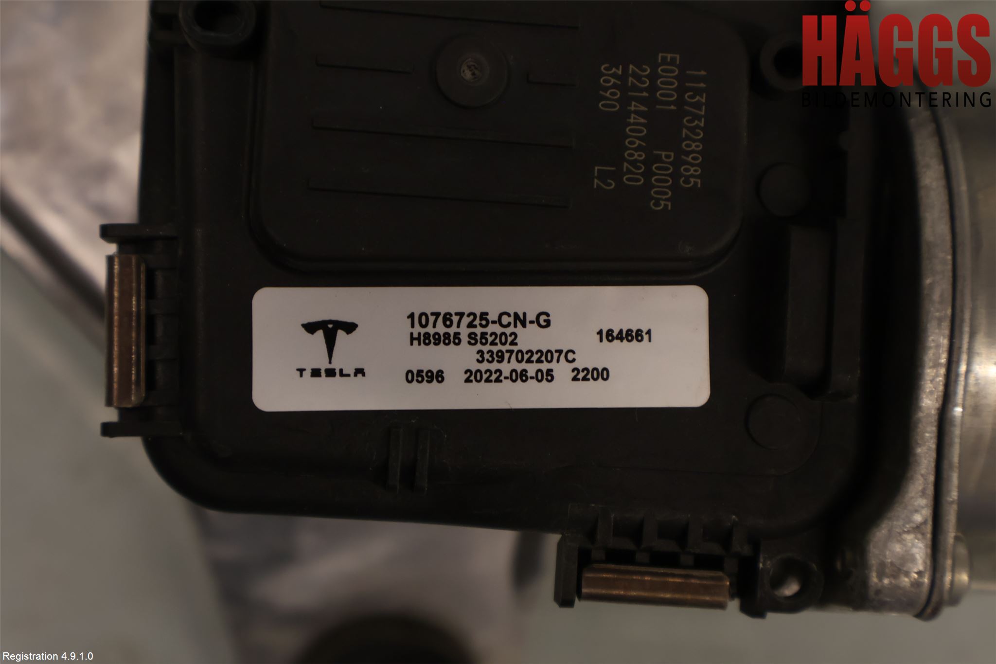 Tesla MODEL 3 17- Torkarmotor Vindruta