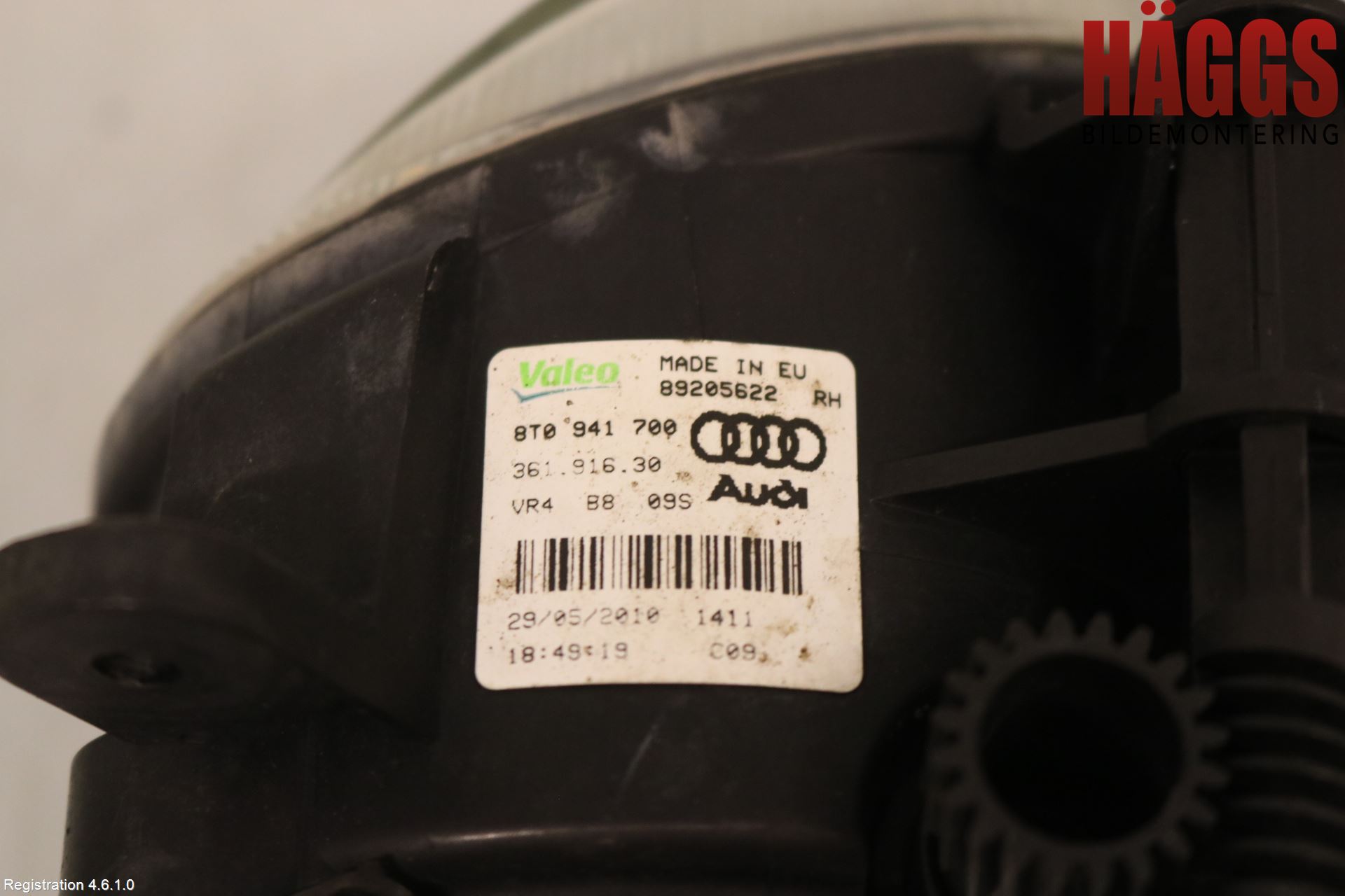 Audi A4/S4 08-11 Dimljus-Varselljus Fram