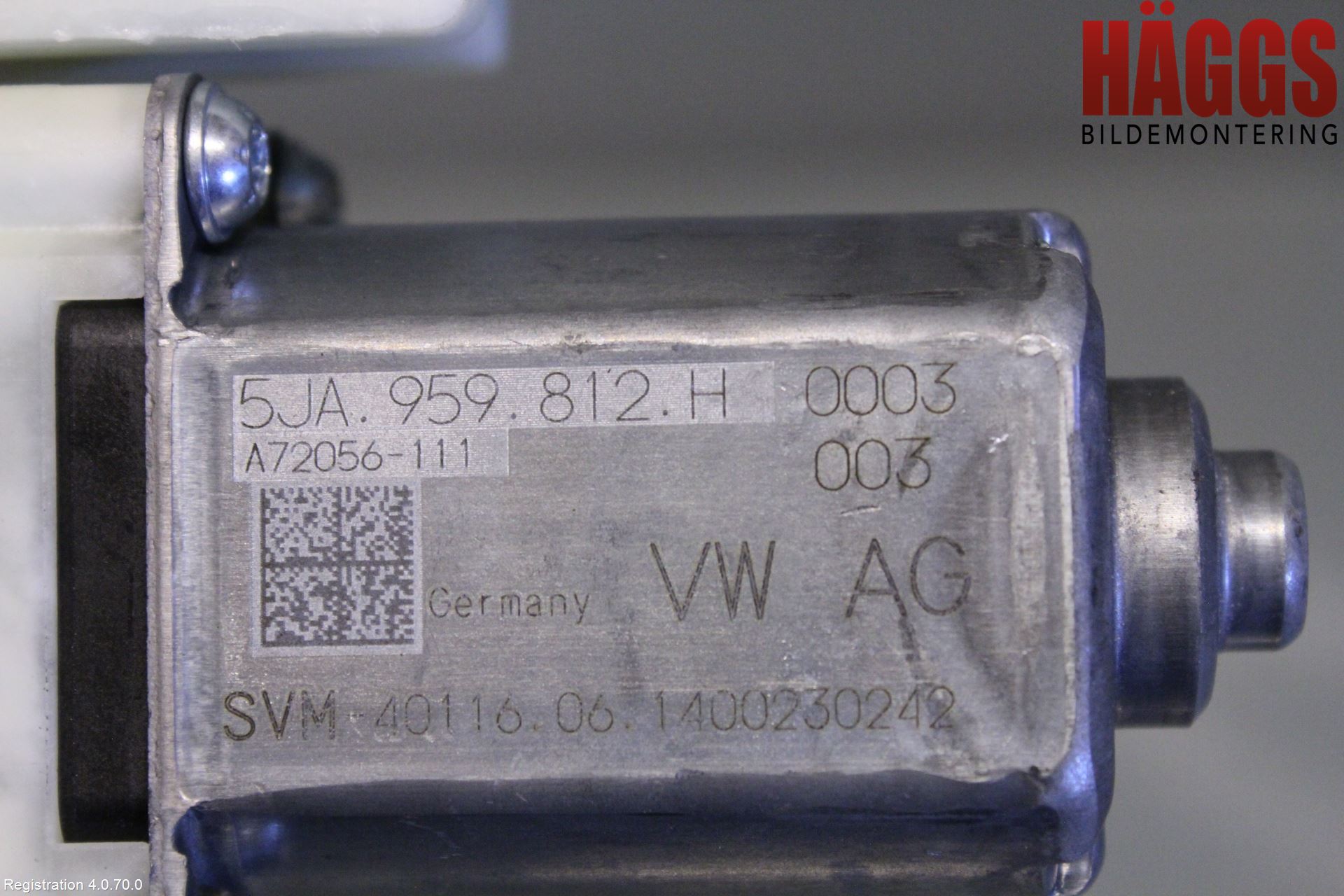 Skoda RAPID Fönsterhissmotor