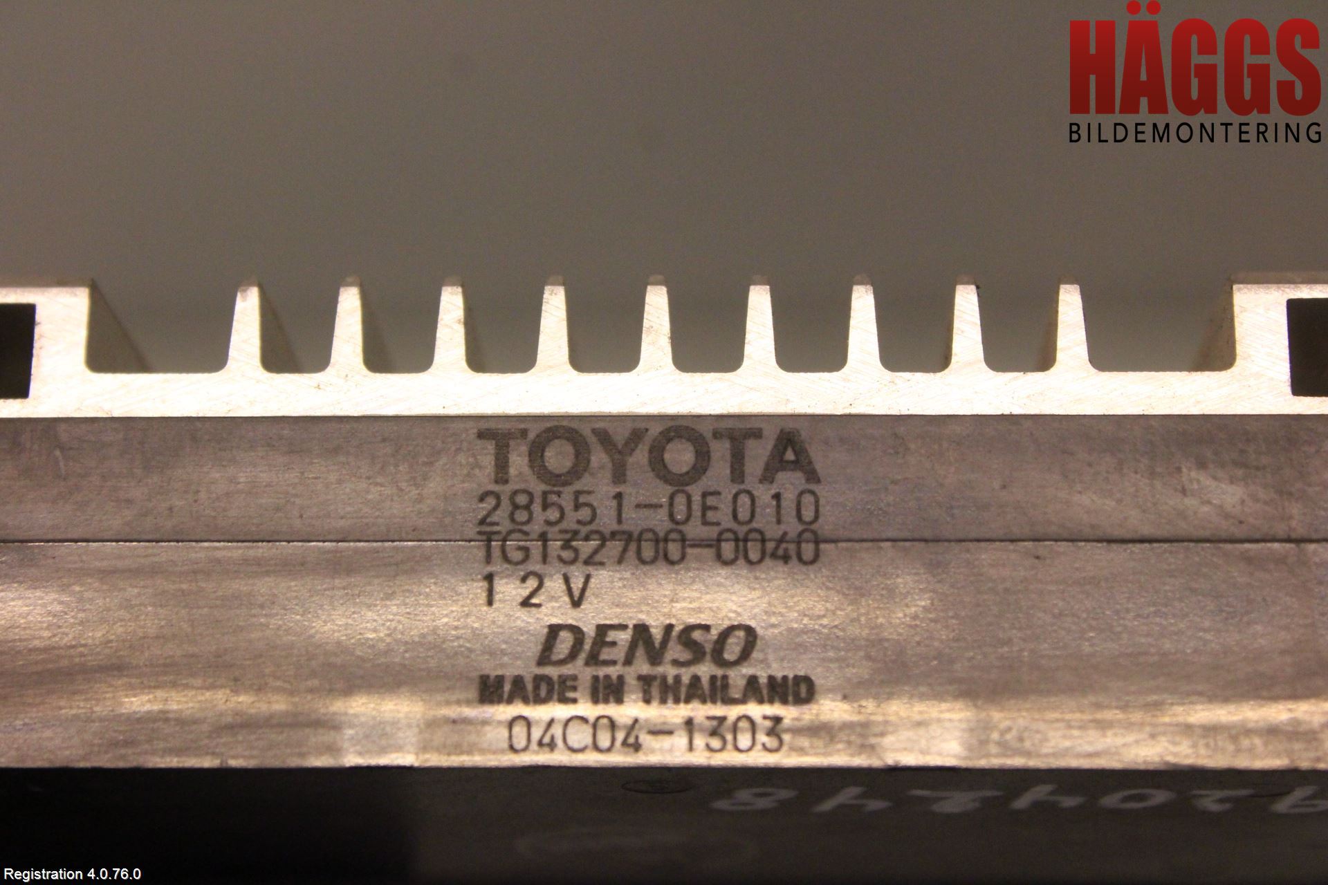 Toyota HILUX 16- Relä Glödning Diesel