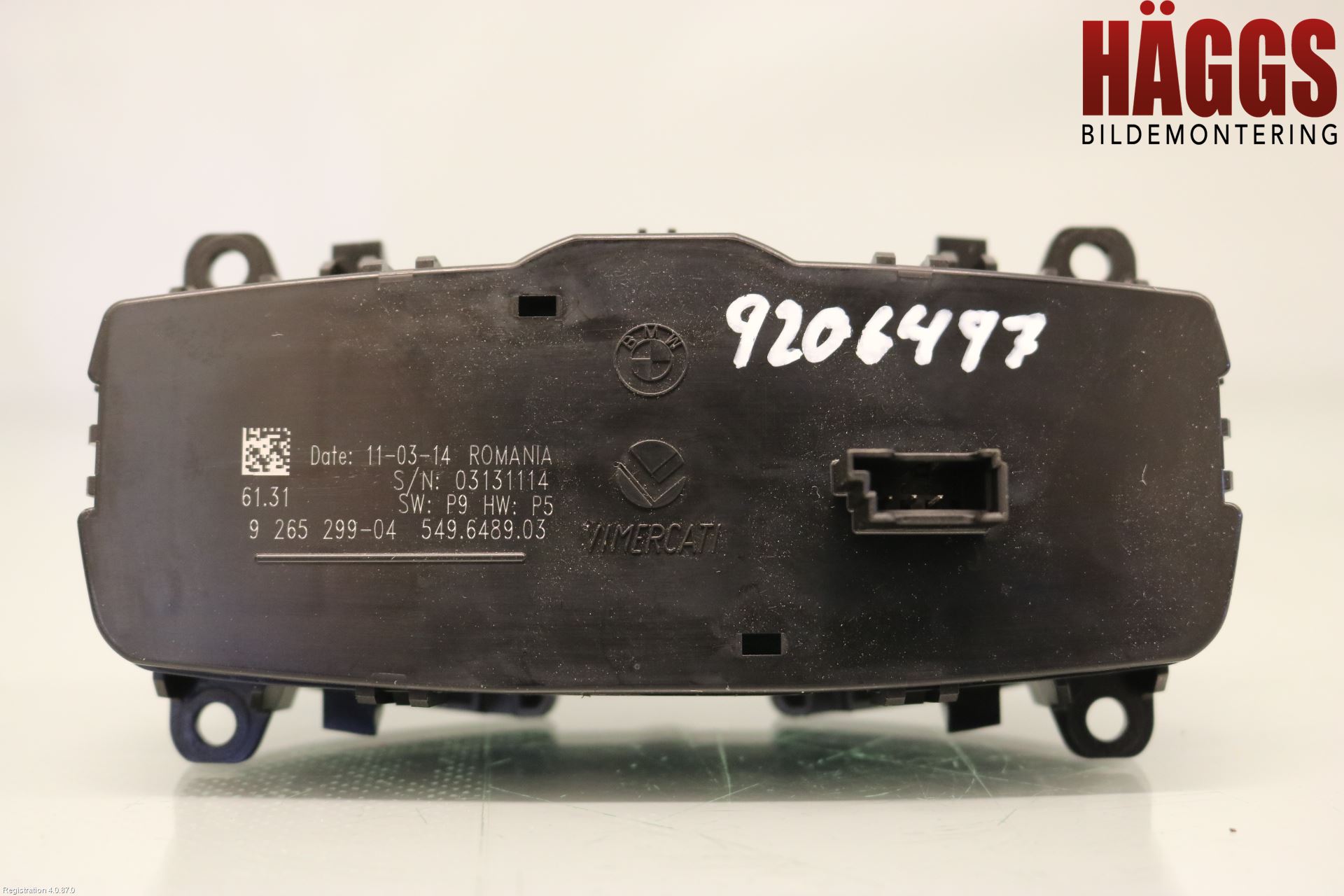 BMW 1 F20/F21 11-19 Strömställare Ljus
