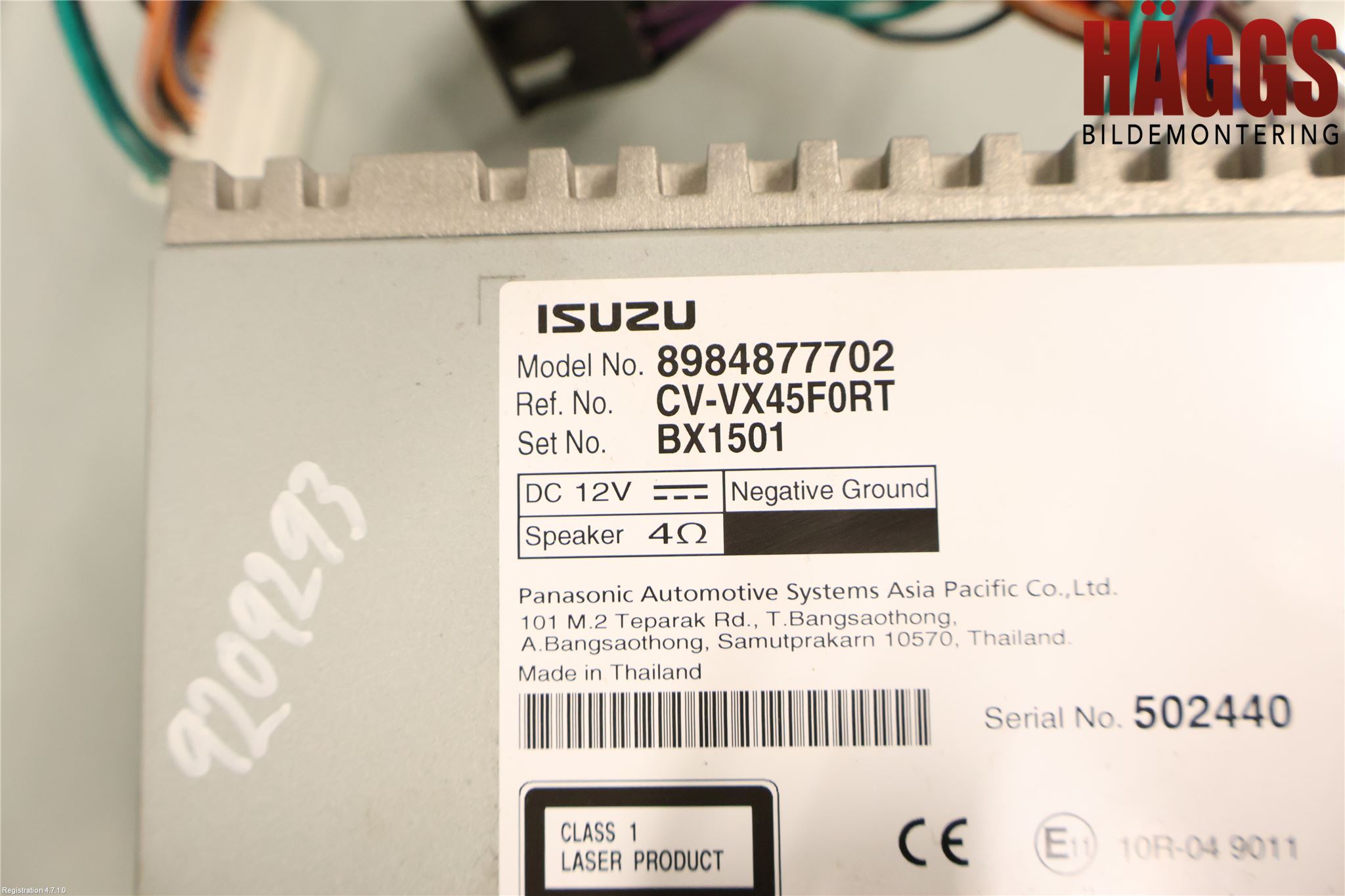Isuzu D-MAX Cd Radio - Multimediapanel