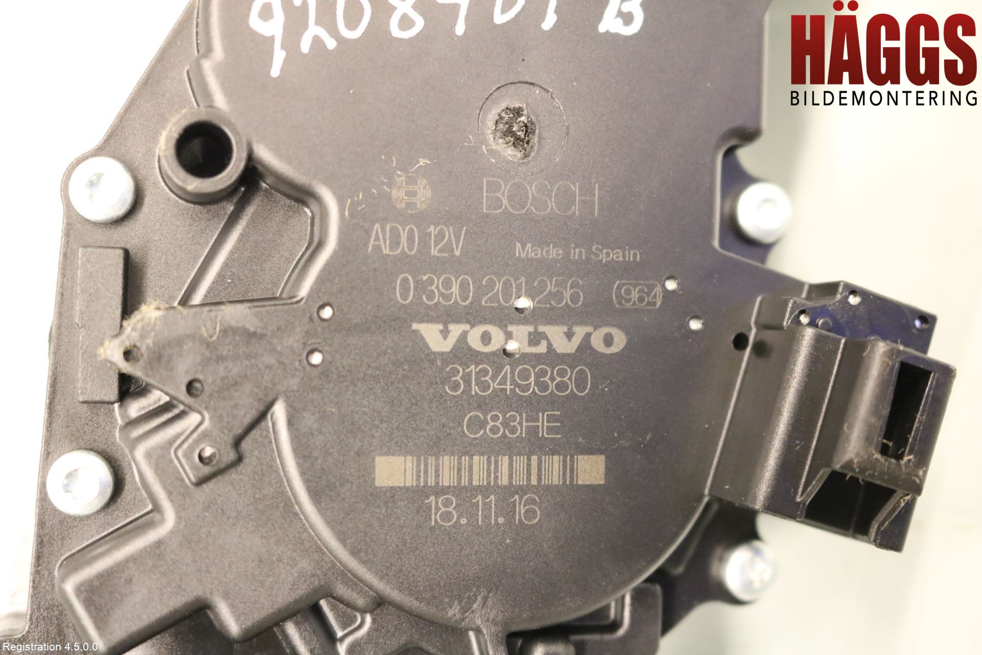 Volvo V90 17->> Torkarmotor Baklucka
