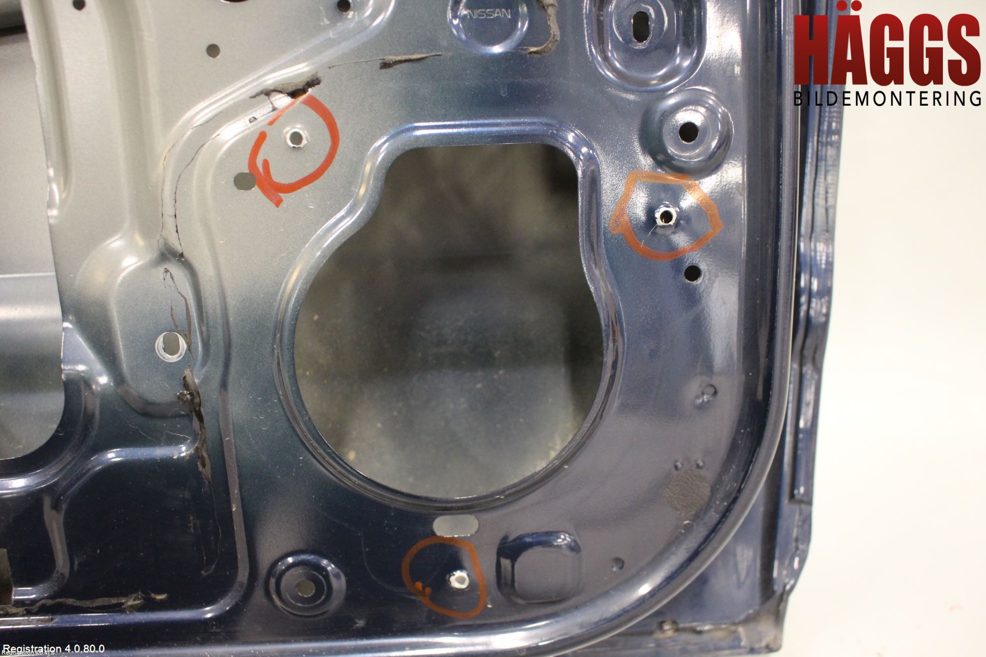 Nissan NAVARA 05-16 Dörr Bak Vänster