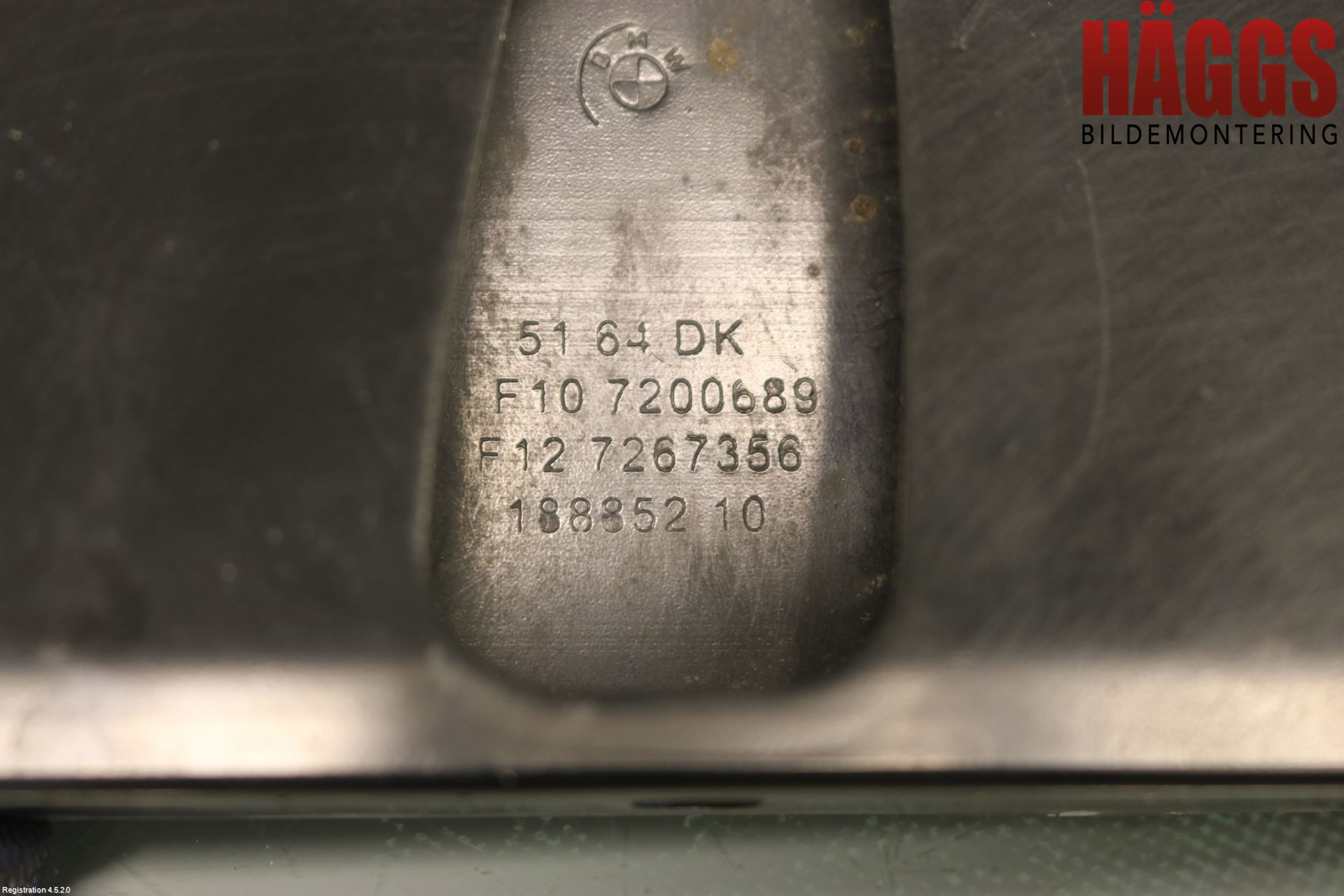 BMW 5 F10/F11/F18 09-17 Frontplåt